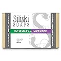 Simple Skincare By Siliski Soap, Hard, Gentle, Bath Soap, All Natural, Vegan And Palm Free - Rosemary + Lavender, 4.5 Oz