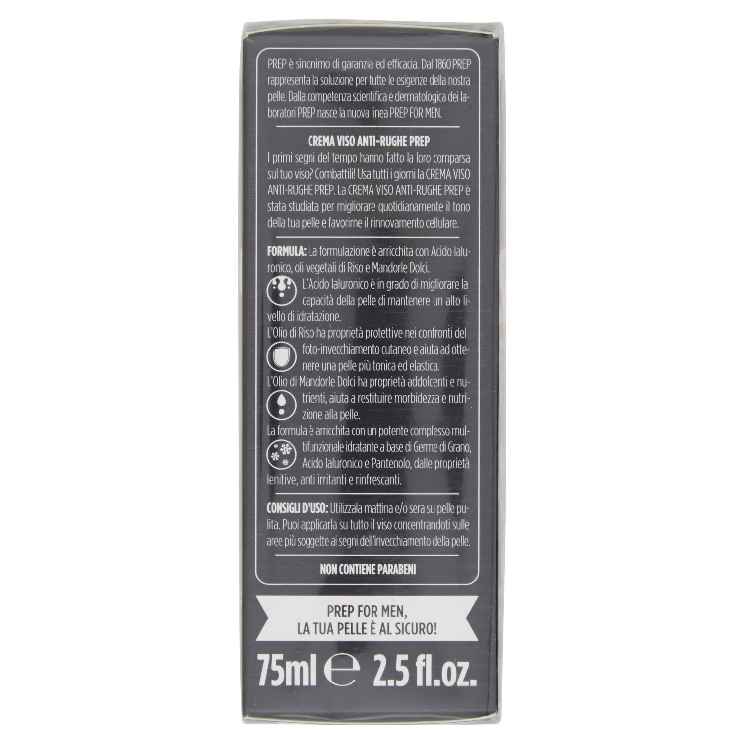 Prep Anti-Age Facial Cream For Men, 25 Ounce