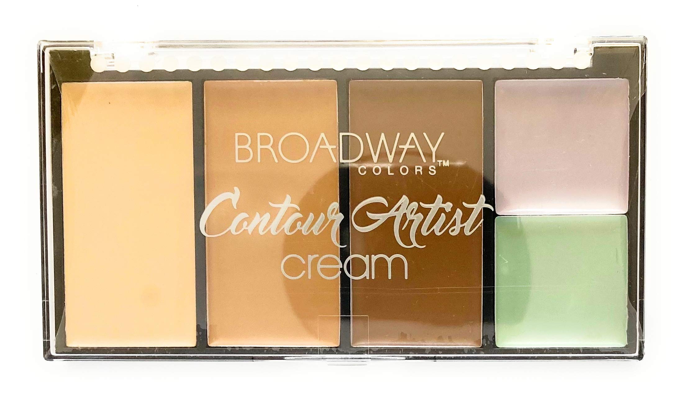 Broadway Colors (1) Contour Artist Cream - Cream Contour Kit - Bck01 Light/Medium - Net Wt. 0.098 Oz. X 3 Contour Creams - 0.052