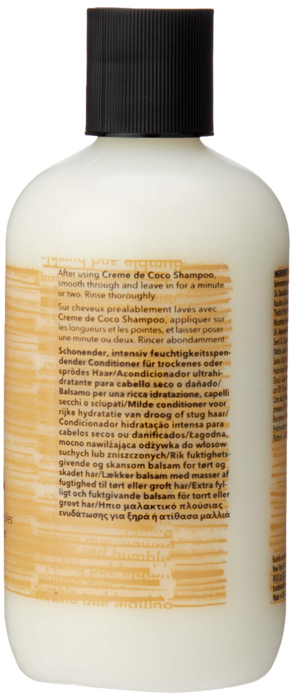 Bumble And Bumble Conditioner, Creme De Coco, 250 Ml, White And Orange 8 Fl Oz