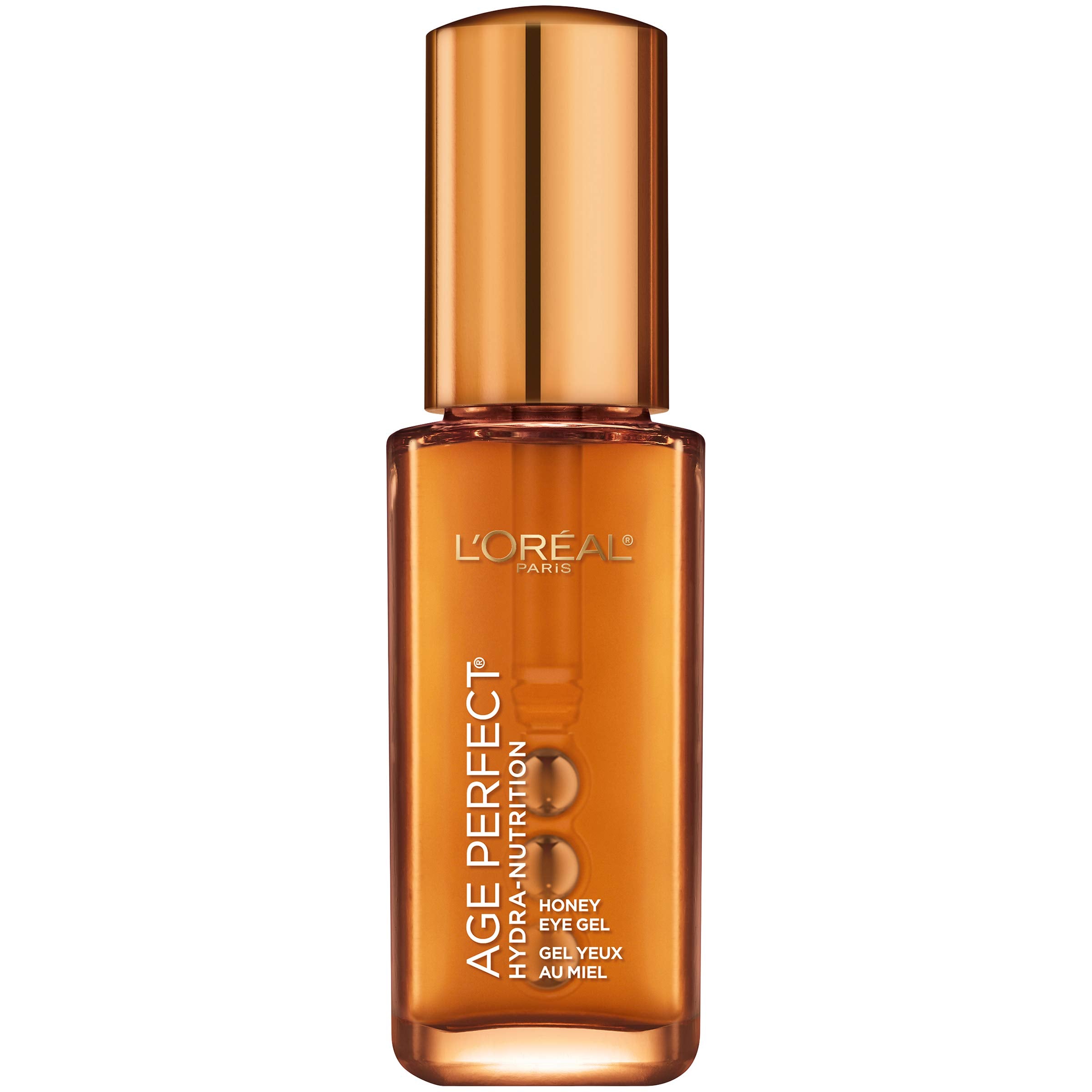LOreal Paris Skincare Age Perfect Hydra Nutrition Eye Gel with Manuka Honey and Nurturing Oils, Eye Treatment Gel for Dry Skin,