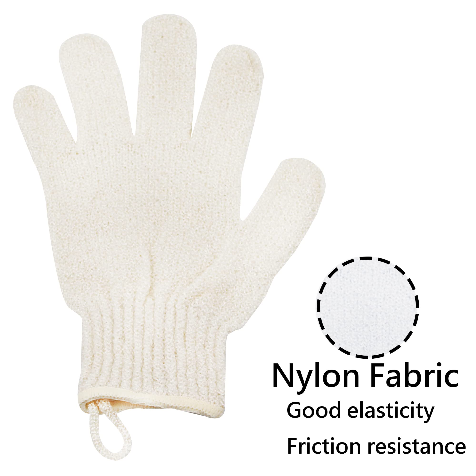 Exfoliating Glove - Body Scrub For Smooth And Soft Skin - Body Exfoliator For Ingrown Hair Dead Skin Remover And Itchy And Flaky