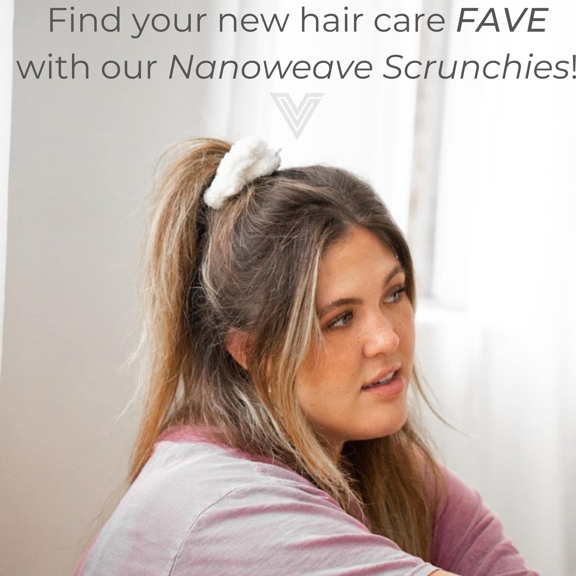 Volo Hair Drying Scrunchie | Hair Scrunchies For Women | Ultra Soft, Thick, Anti Frizz, Breakage Free, Absorbent, & Gentle Ties