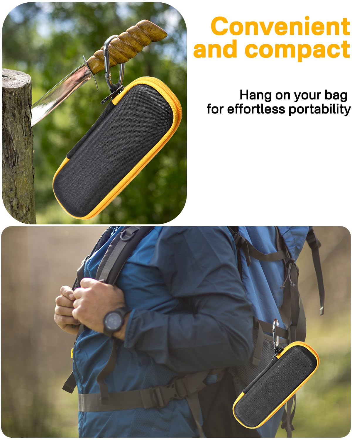 RAIACE Hard Travel Carrying Case for Work Sharp Guided Field Sharpener - Black