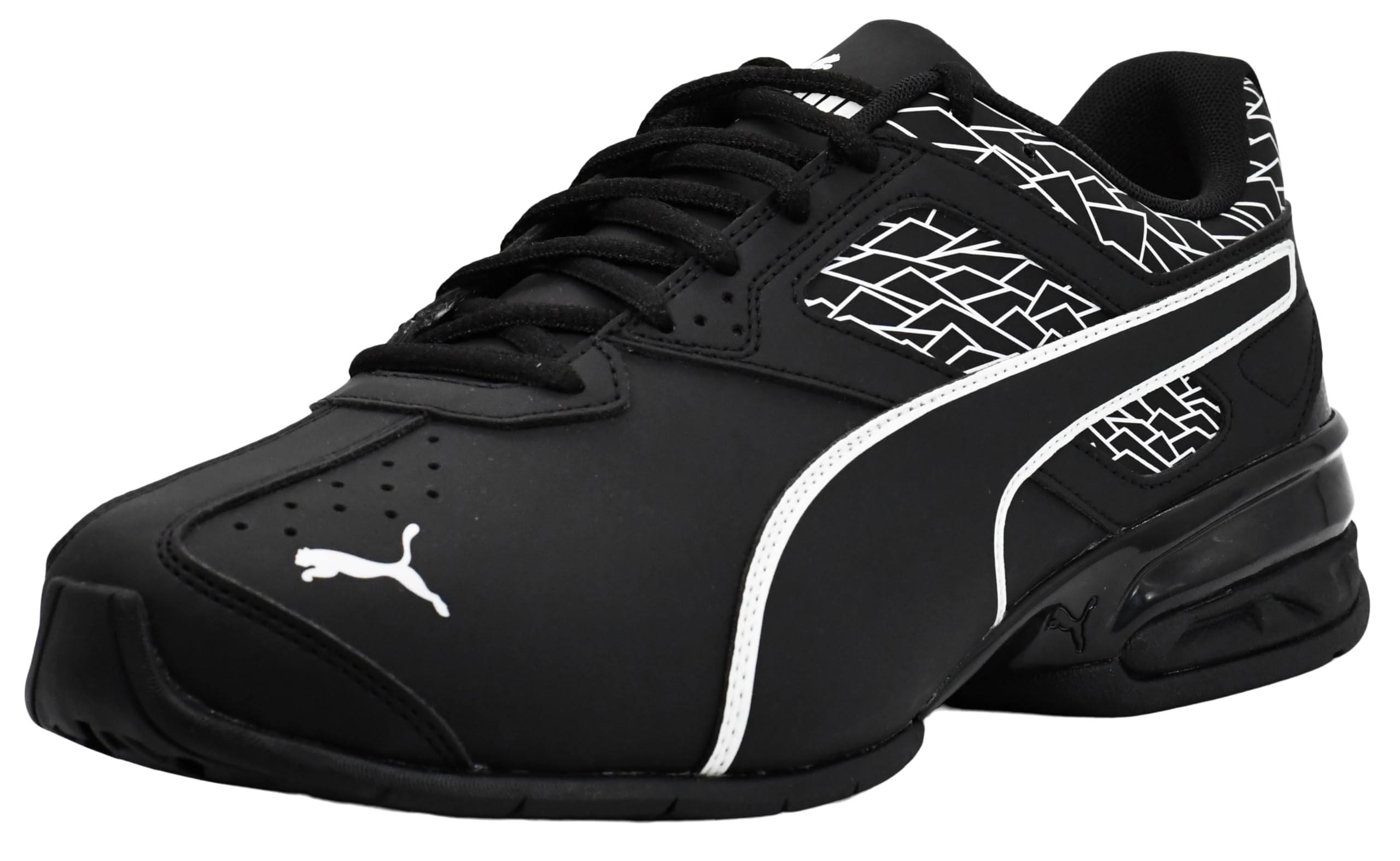 PUMA Mens Tazon 6 FM Shoes, Black/Black, 11 M