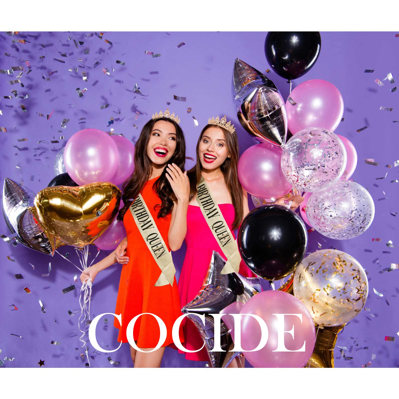 'Birthday Queen'' Sash And Tiara For Women Crystal Tiara And Satin Kit For Girl Rhinestones Crown With Comb Glitter Hair Access