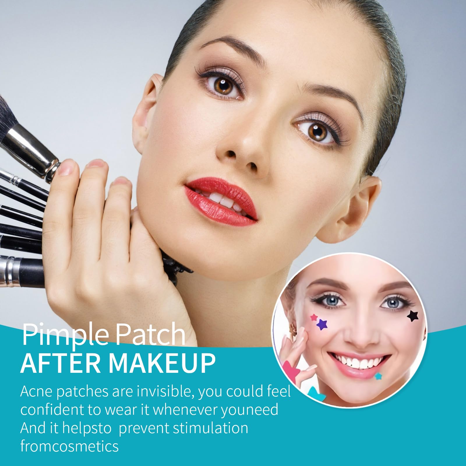 Lblmax 648 Counts Pimple Patches,Hydrocolloid Spot Dots With Salicylic Acid And Tea Tree Oil
