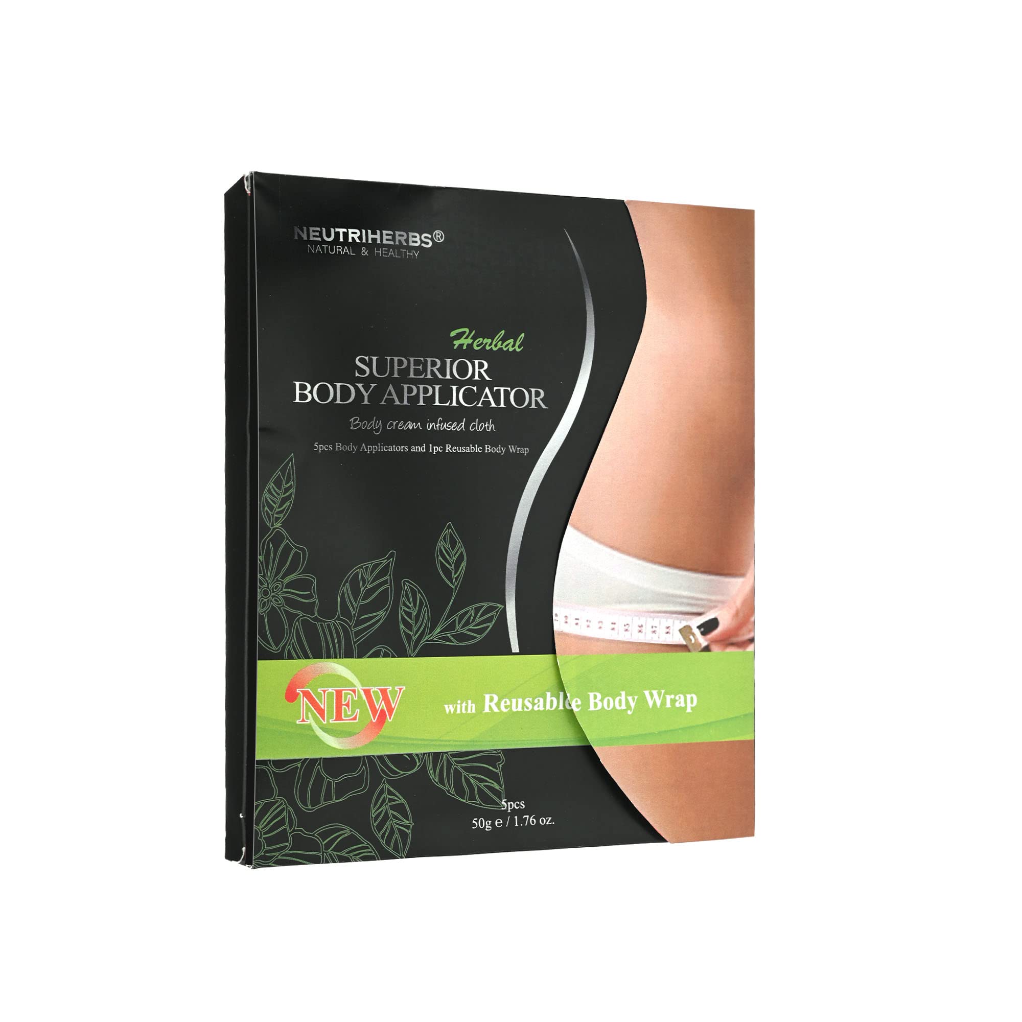 Neutriherbs Body Applicator with Wrap, Effective Nature Formula to Shape, Tone, Firm Body, Works for Belly, Stomach,Legs,Arms,Bu