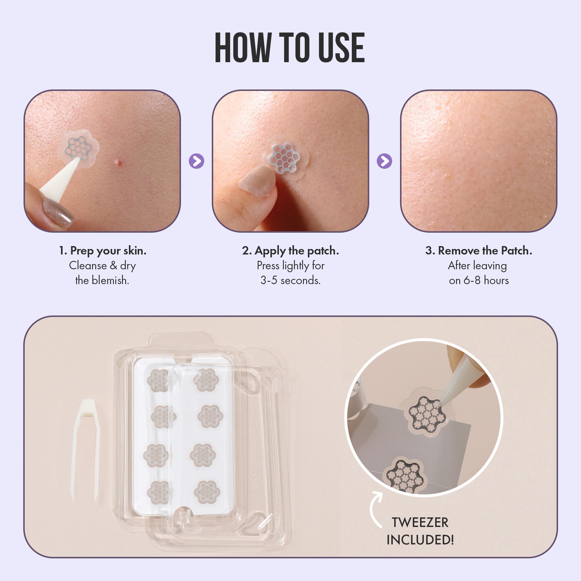 Deep Blemish Microdarts | Pimple Patch | Cystic Acne | Fast-Acting | Quick Calming | 99.9% Pure Magnesium | Madecassic Acid | Te