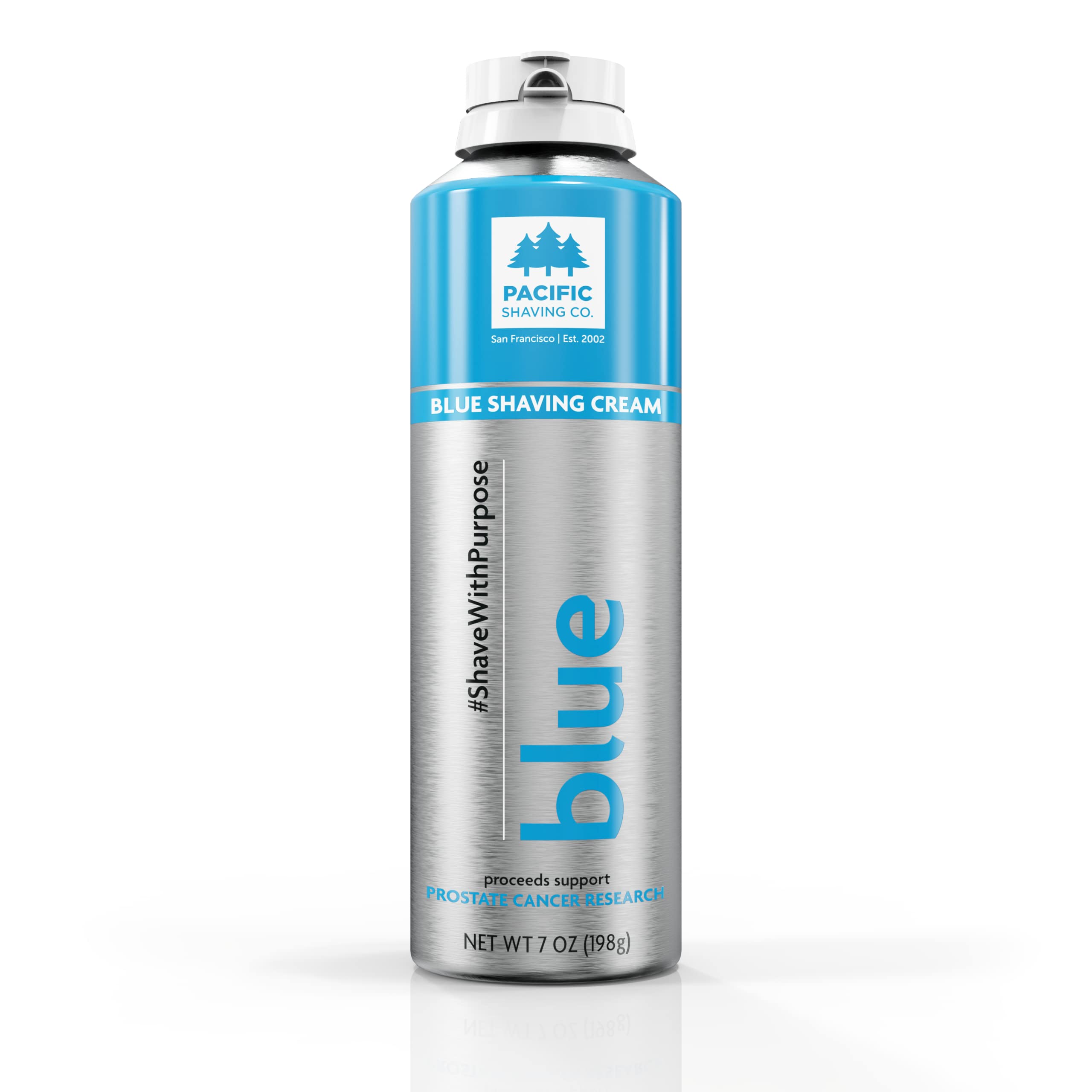 Pacific Shaving Company Blue Shaving Cream - Foaming Colorful Shaving Cream - Hydrating, Redness Reducing + Irritation Free Shav