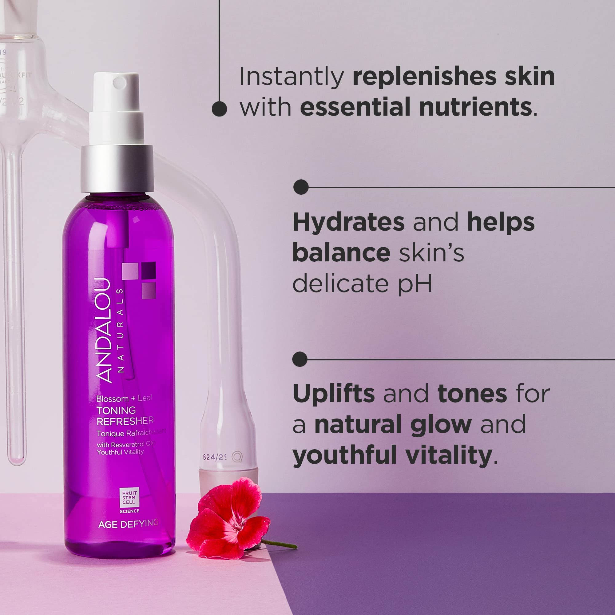 Andalou Naturals Toning Rfrshr Blossm Leaf