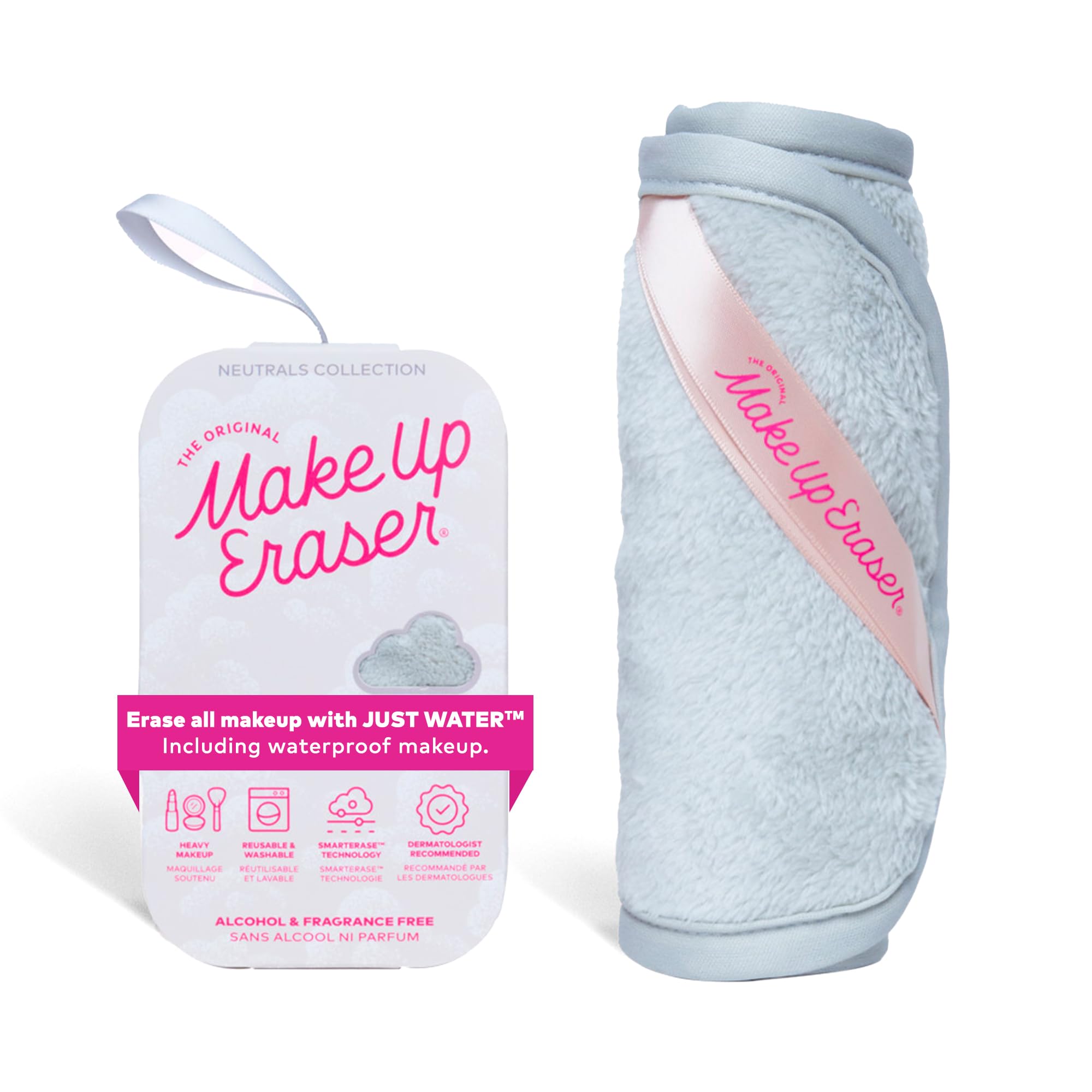 The Original Makeup Eraser - Effortlessly Remove All Makeup Using Only Water, Including Waterproof Mascara, Eyeliner, Foundation
