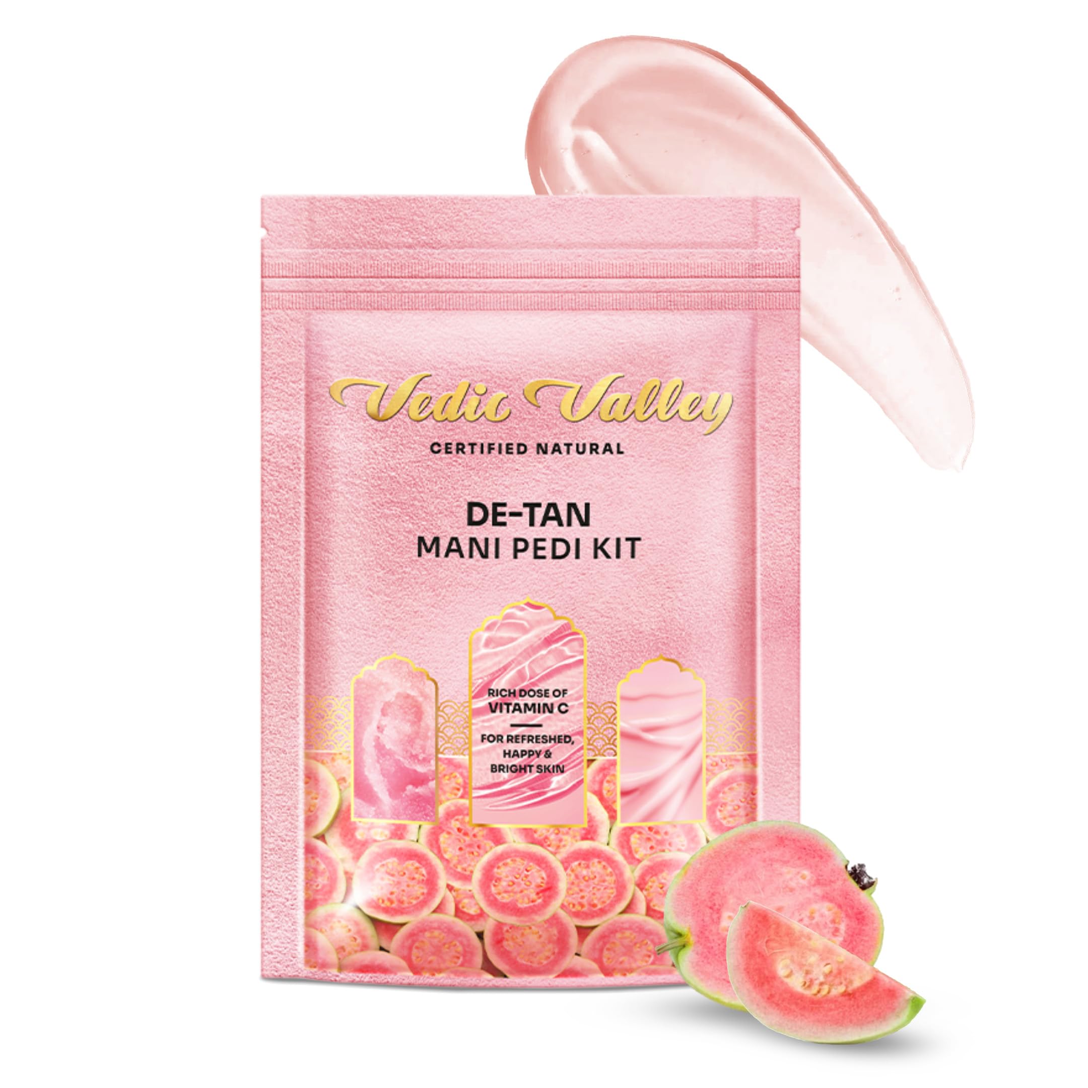 Vedic Valley Manicure Pedicure Kit For Women & Men With Foot Peeling Mask, DTan Scrub & Moisturizing Cream| Mani Pedi Care Kit 