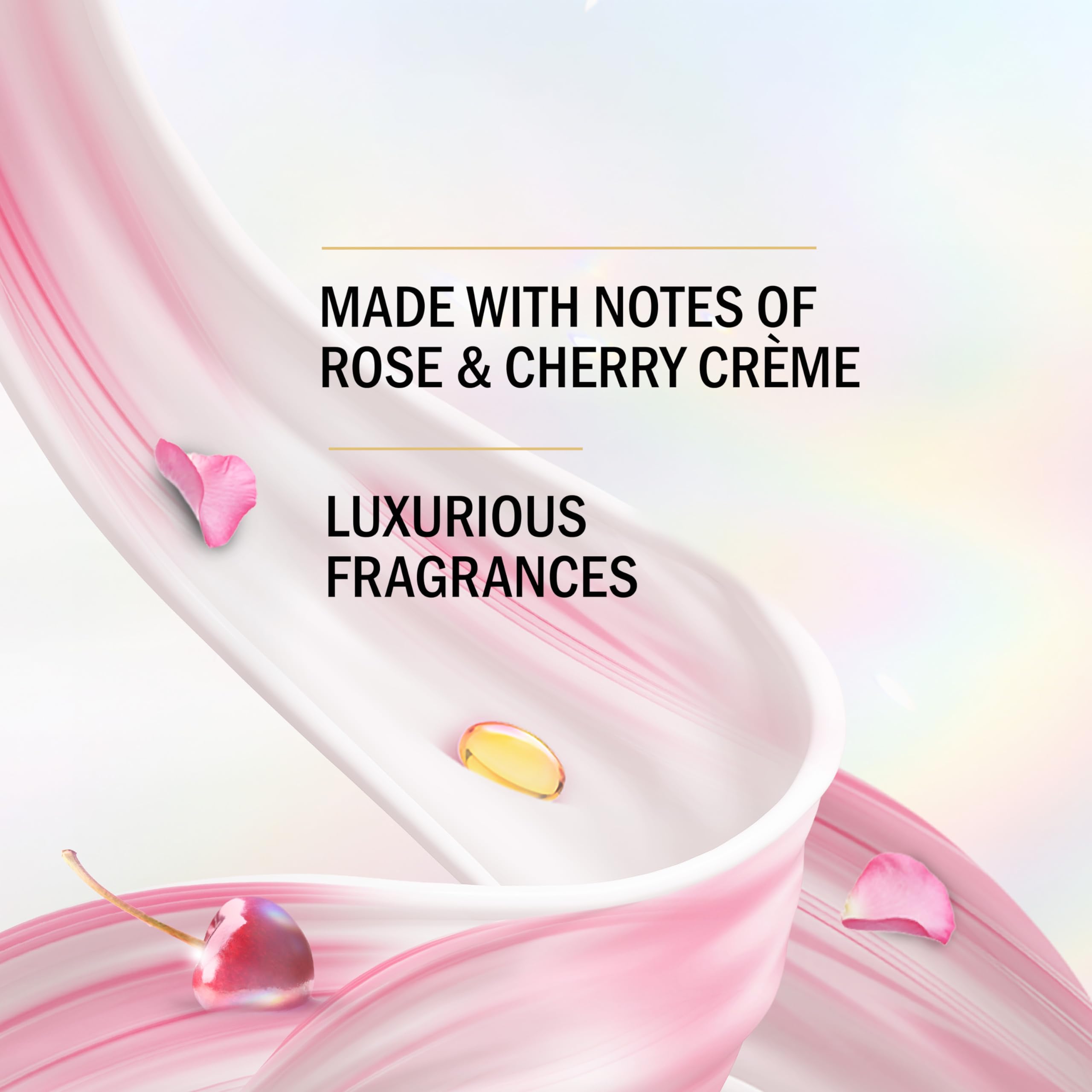 Olay Body Wash for Women, Indulgent Moisture, Vitamin B3, 20 fl oz, Pink, Rose and Cherry Creme Scent