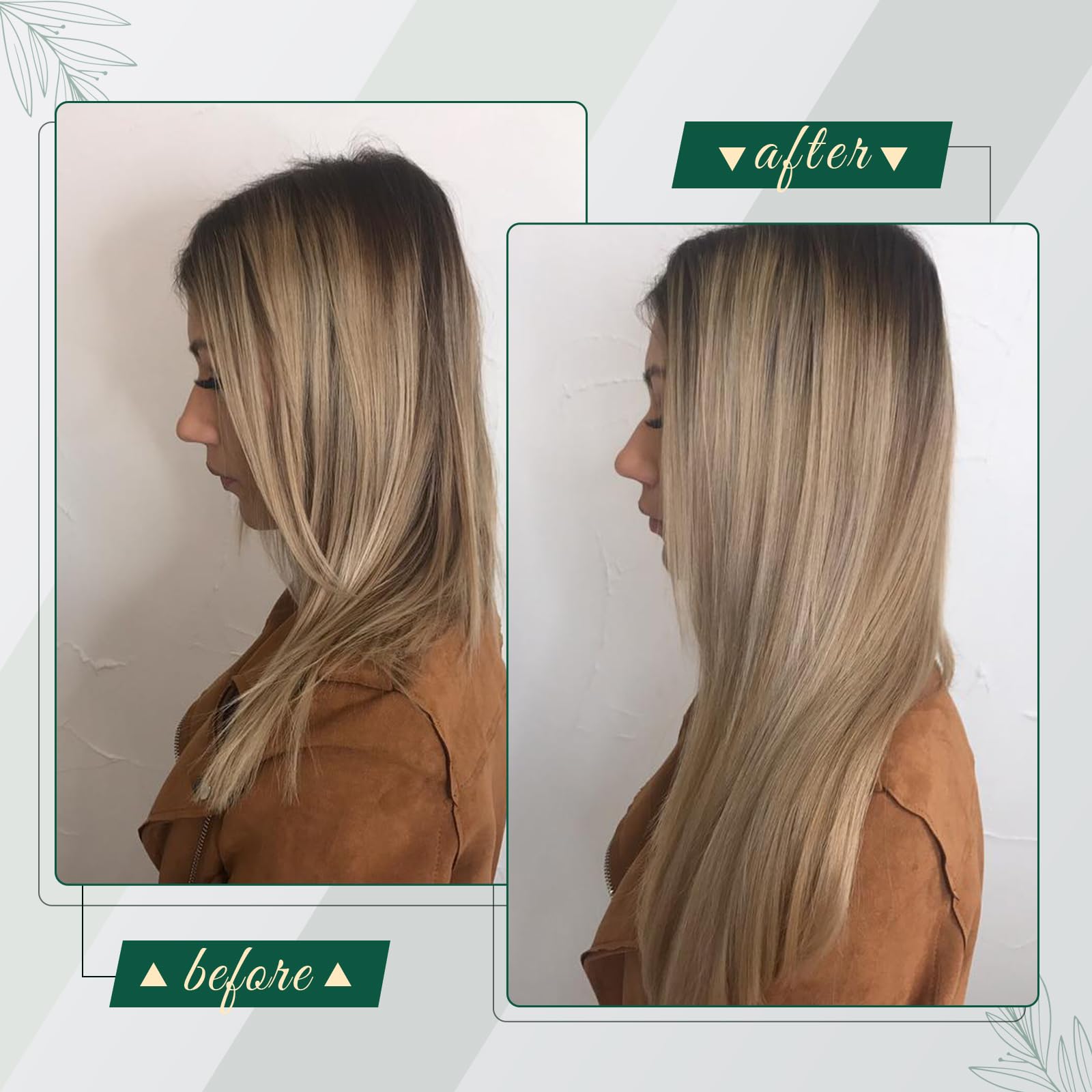 Runature Sew In Hair Extensions Real Human Hair Weft Balayage Walnut Brown To Ash Brown Ombre Light Blonde Straight Weft Human H