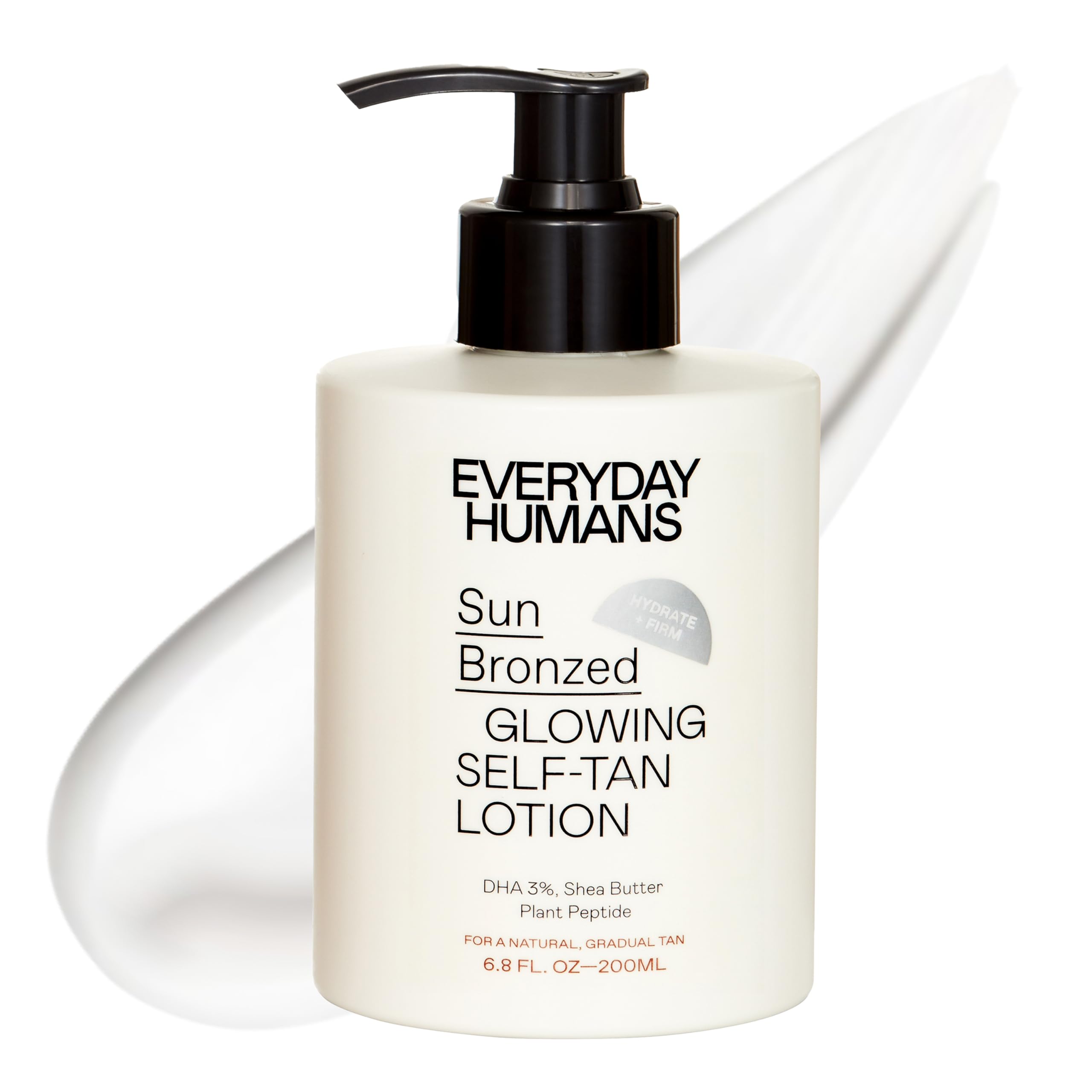 Sun Bronzed Gradual Self Tanning Lotion Australian Made 6.8 fl.oz | Moisturizing & Firming Self Tanner with Peptides | Streak-Fr