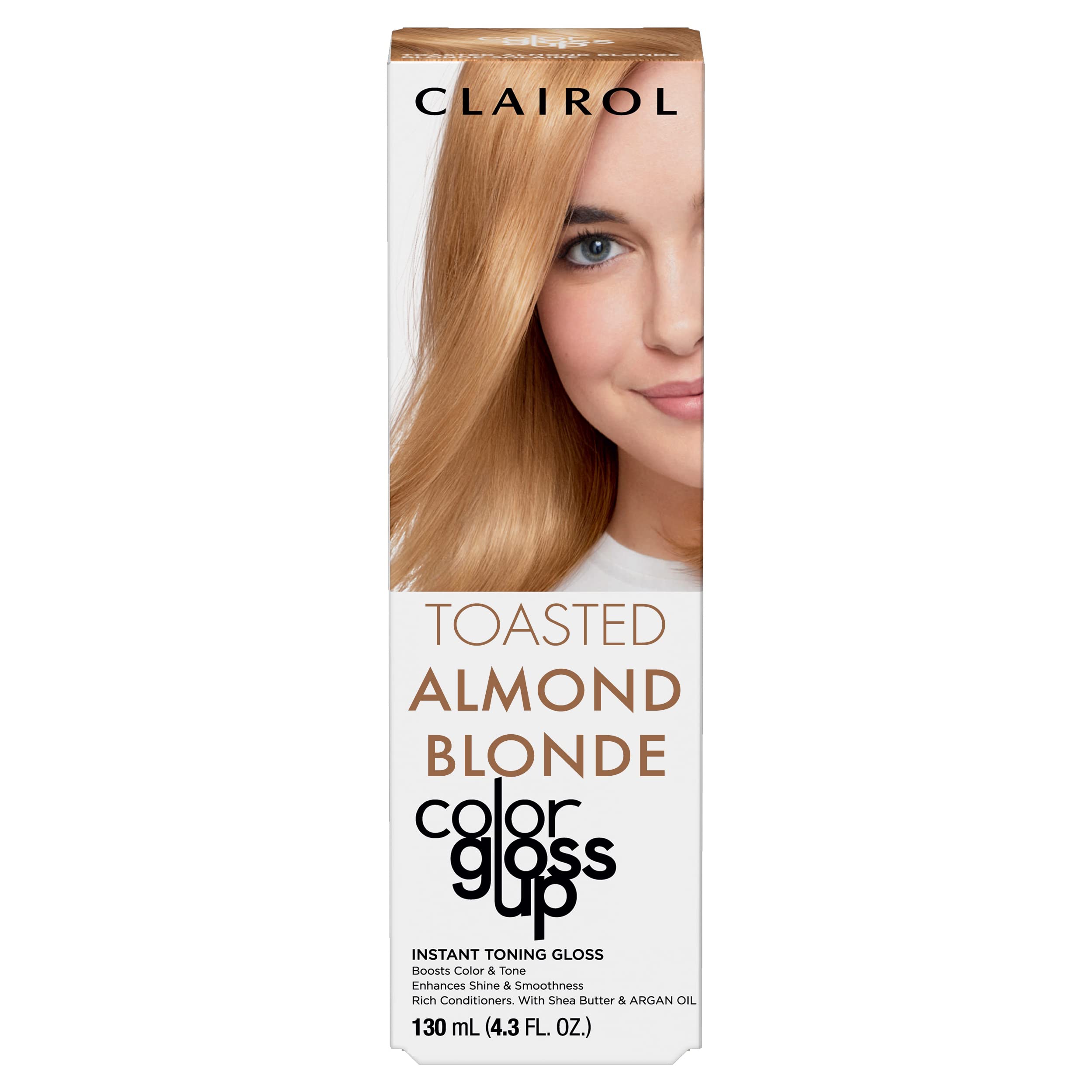 clairol color gloss Up Temporary Hair Dye, Toasted Almond Blonde Hair color, Pack of 1