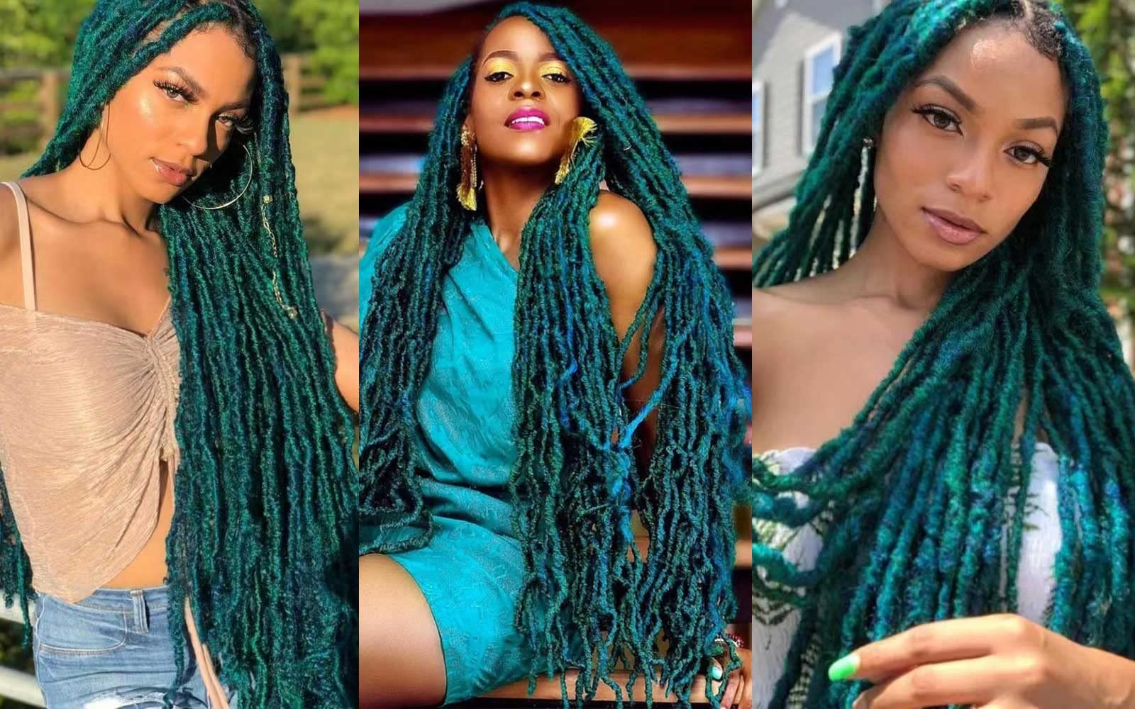 36 Inch Soft Locs Crochet Hair Pre Looped 6 Packs Super Long Faux Locs Crochet Braids Goddess Locs Dreadlocs Synthetic Hair For