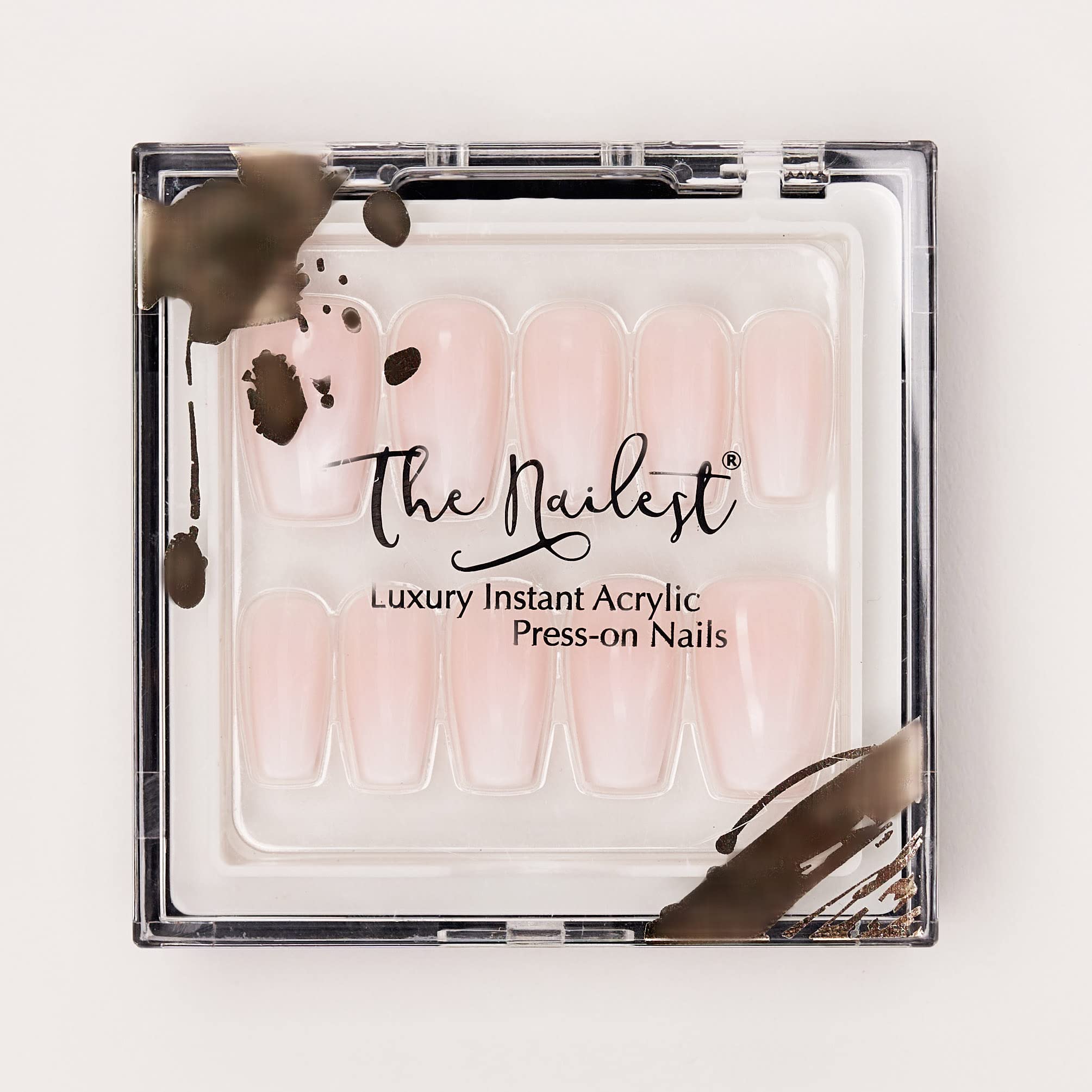 The Nailest - Instant Luxury Acrylic Press-On Nails-Tapered Square- Blush Ombre
