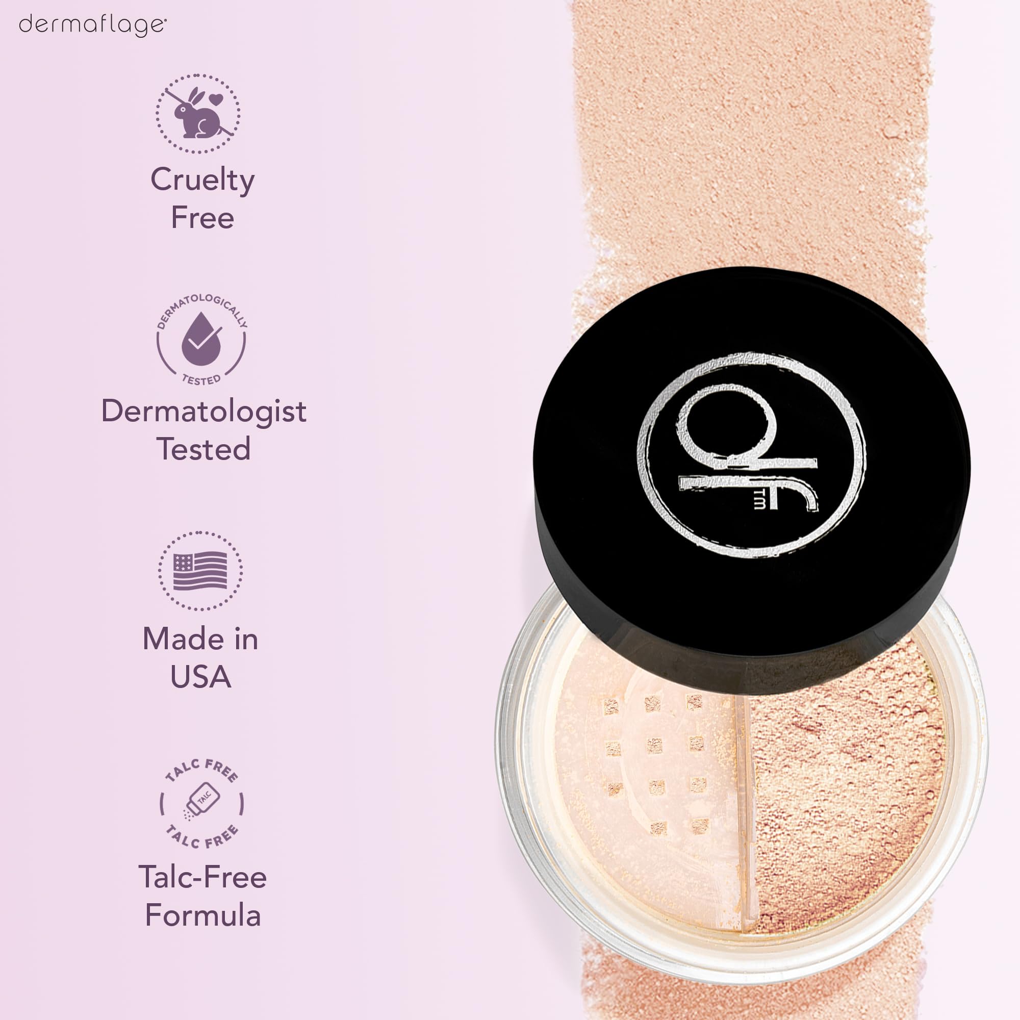Mineral Powder Foundation for Sensitive Skin, Powder Sunscreen with SPF 26, All Natural Ingredients, Anti-oxidant protection, Ma