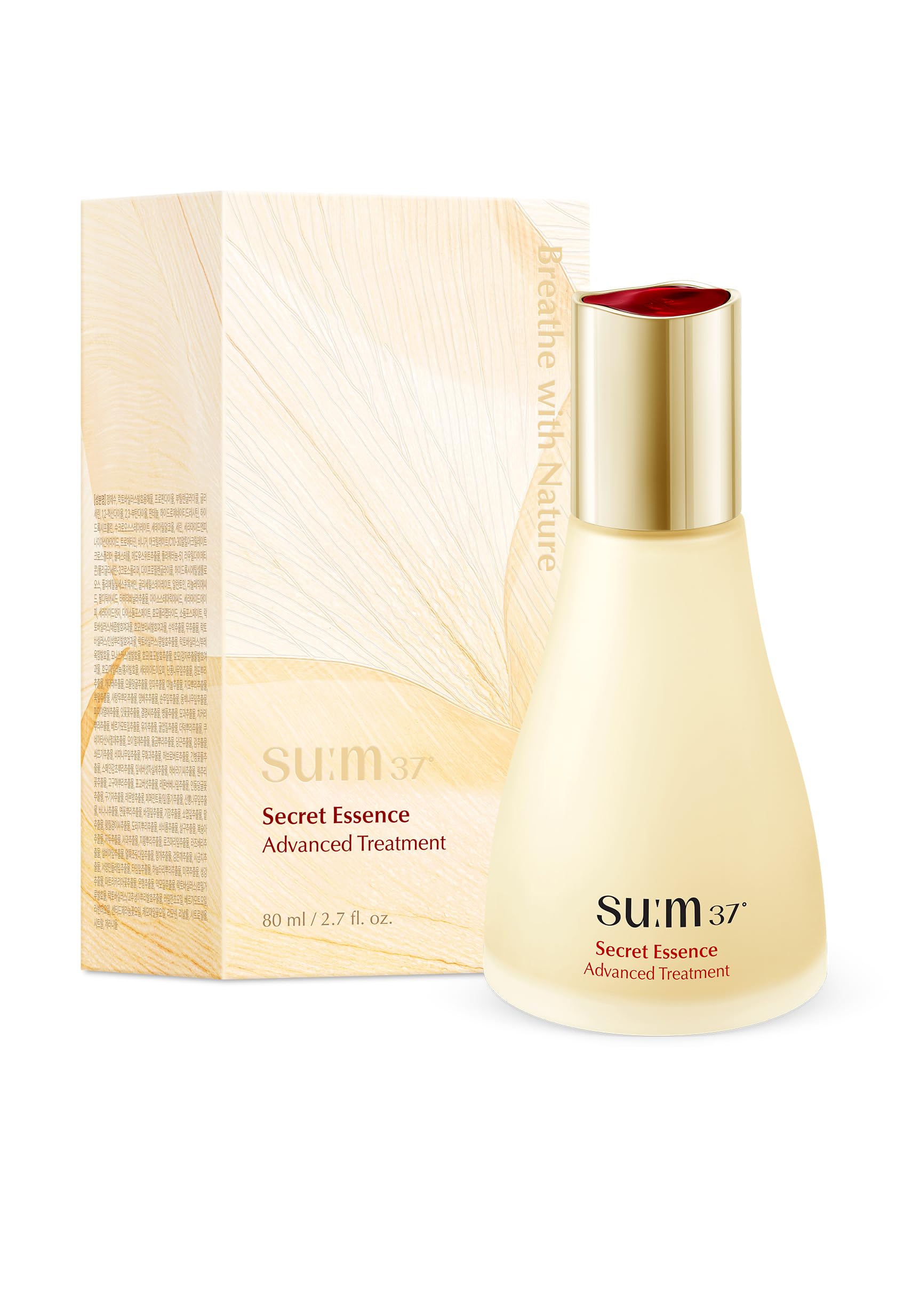 Su:M Secret Essence (2.71 Fl Oz) - Hydrating Serum For Skin Barrier, Elasticity, Radiance & Texture Enhancement. Korean Skin Car