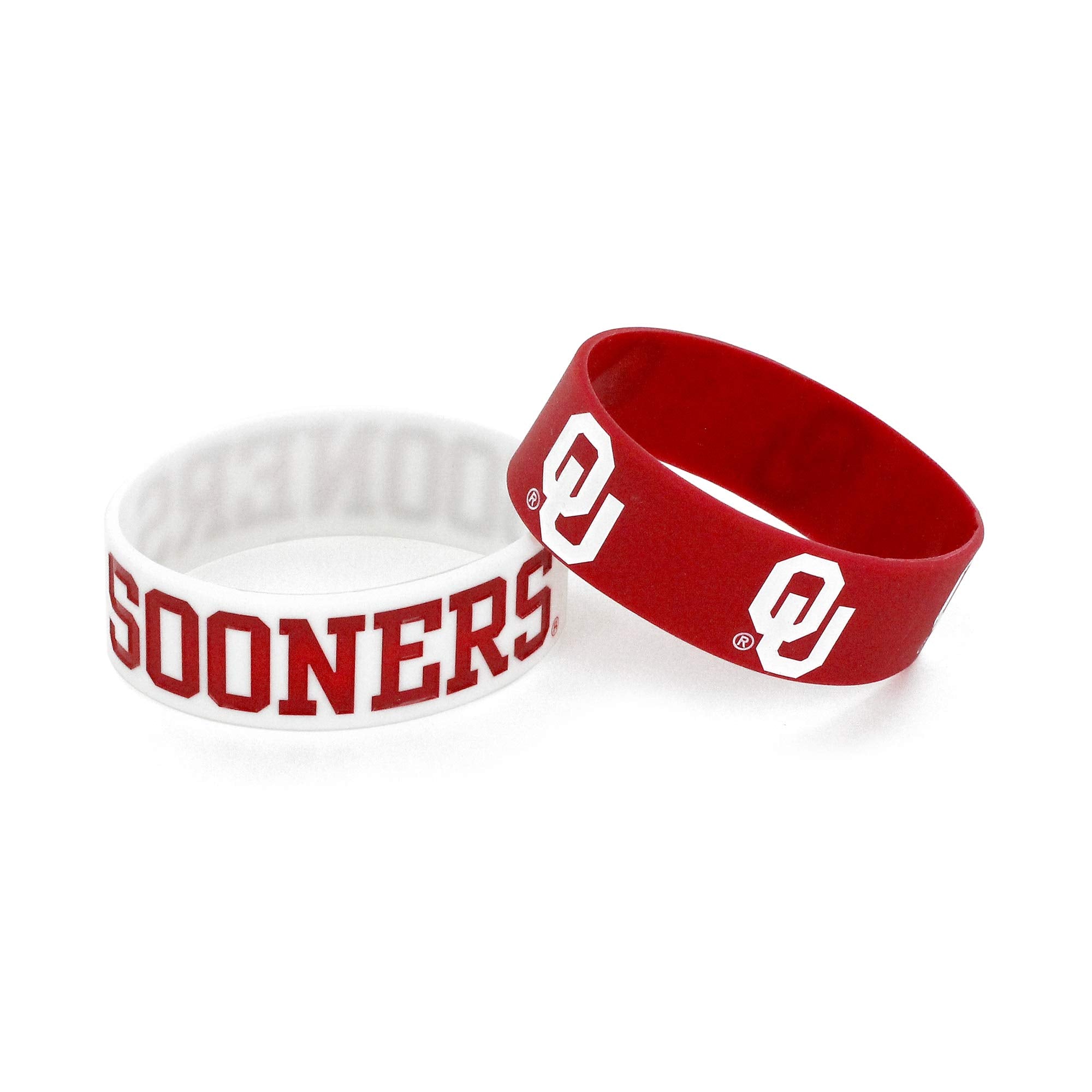 NCAA Kansas State Wildcats Silicone Rubber Bracelet, 2-Pack