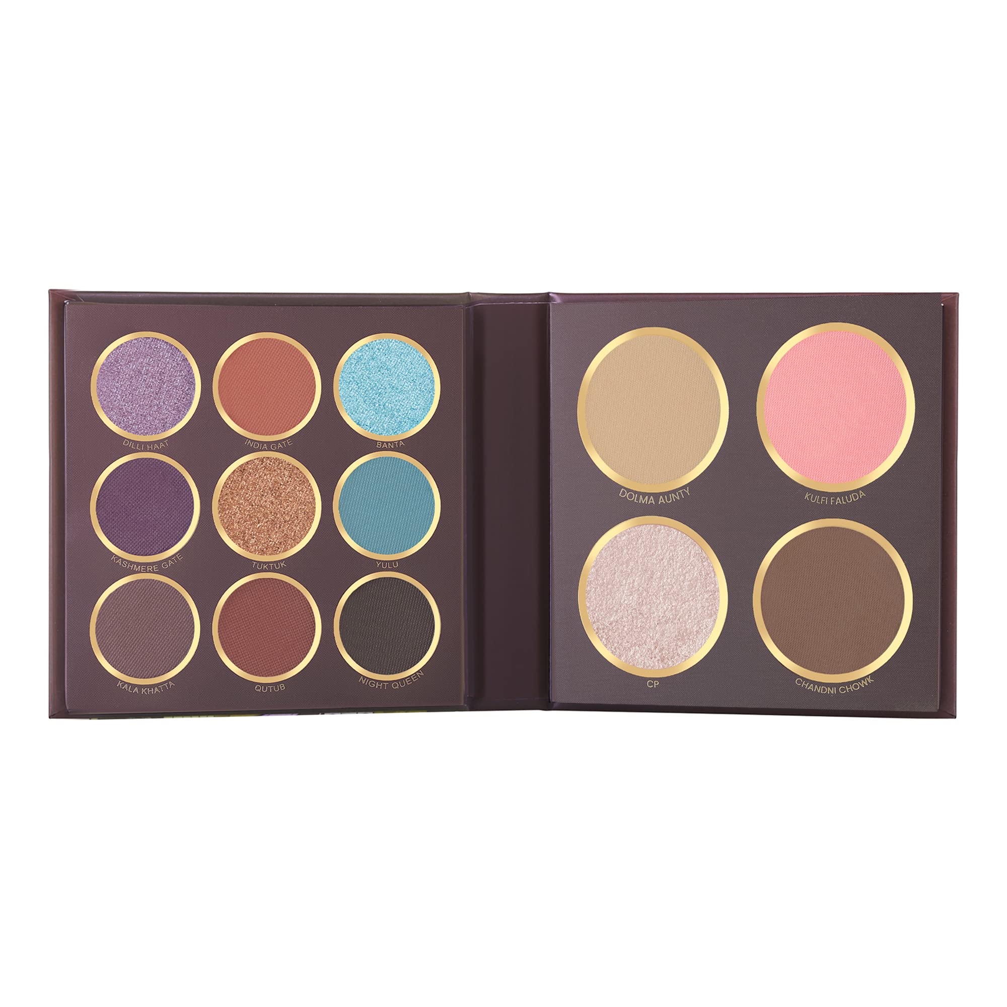 Mars The City Paradise Makeup Kit | Highly Pigmented And Blendable | 9 Eyeshadow Palette With 1 Highlighter, Blusher, Bronzer & 