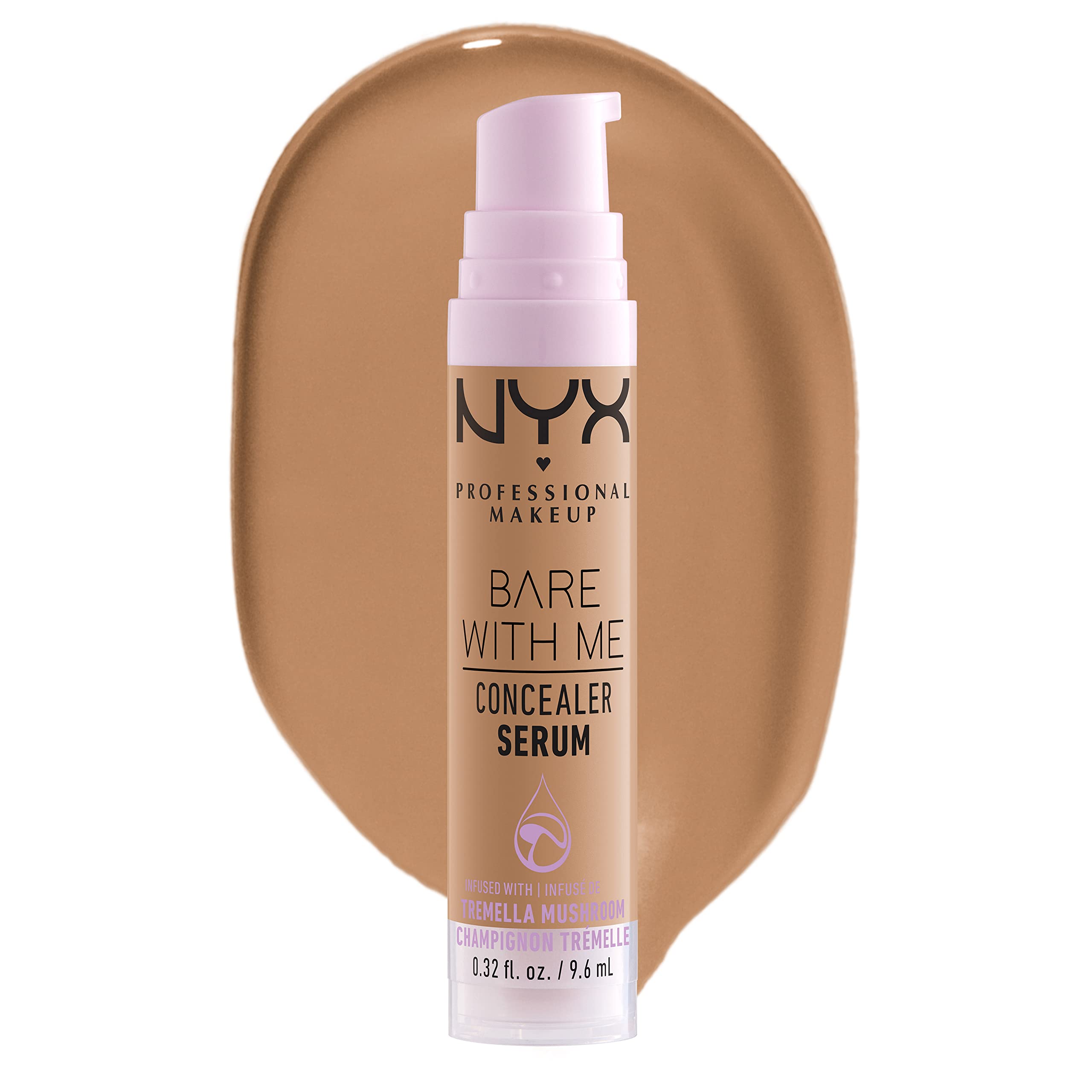 NYX PROFESSIONAL MAKEUP Bare With Me concealer Serum, Up To 24Hr Hydration - Sand