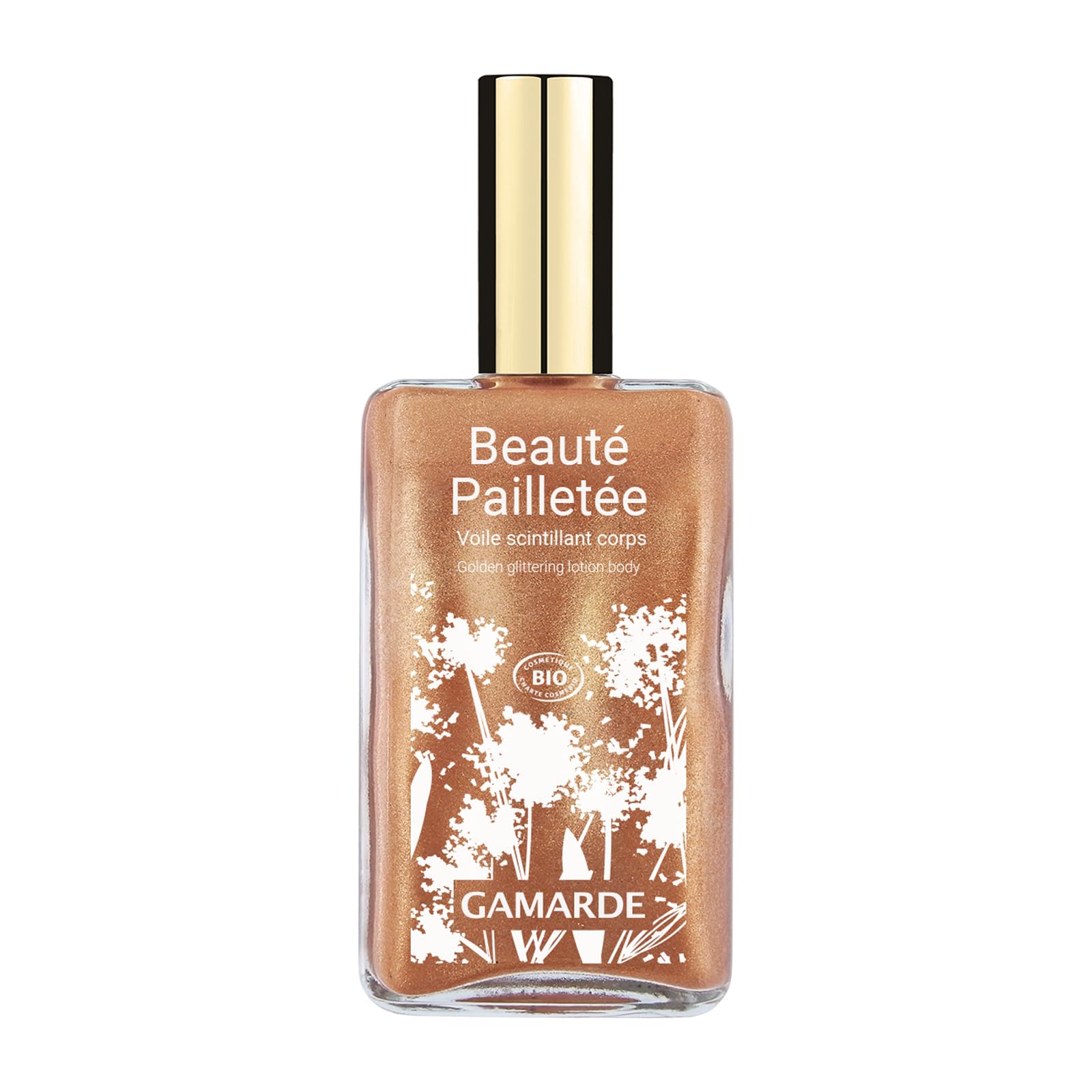 Golden Glittering Lotion Body By Gamarde For Women - 3 Oz Body Lotion