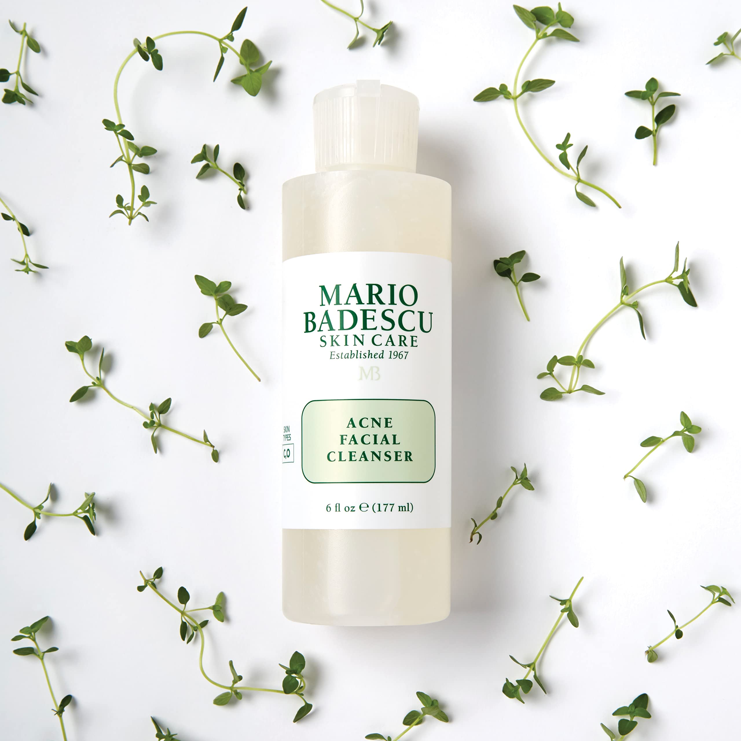 Mario Badescu Acne Facial Cleanser For Combination & Oily Skin, Oil-Free Face Wash With Salicylic Acid & Aloe Vera, Deep Pore Cl