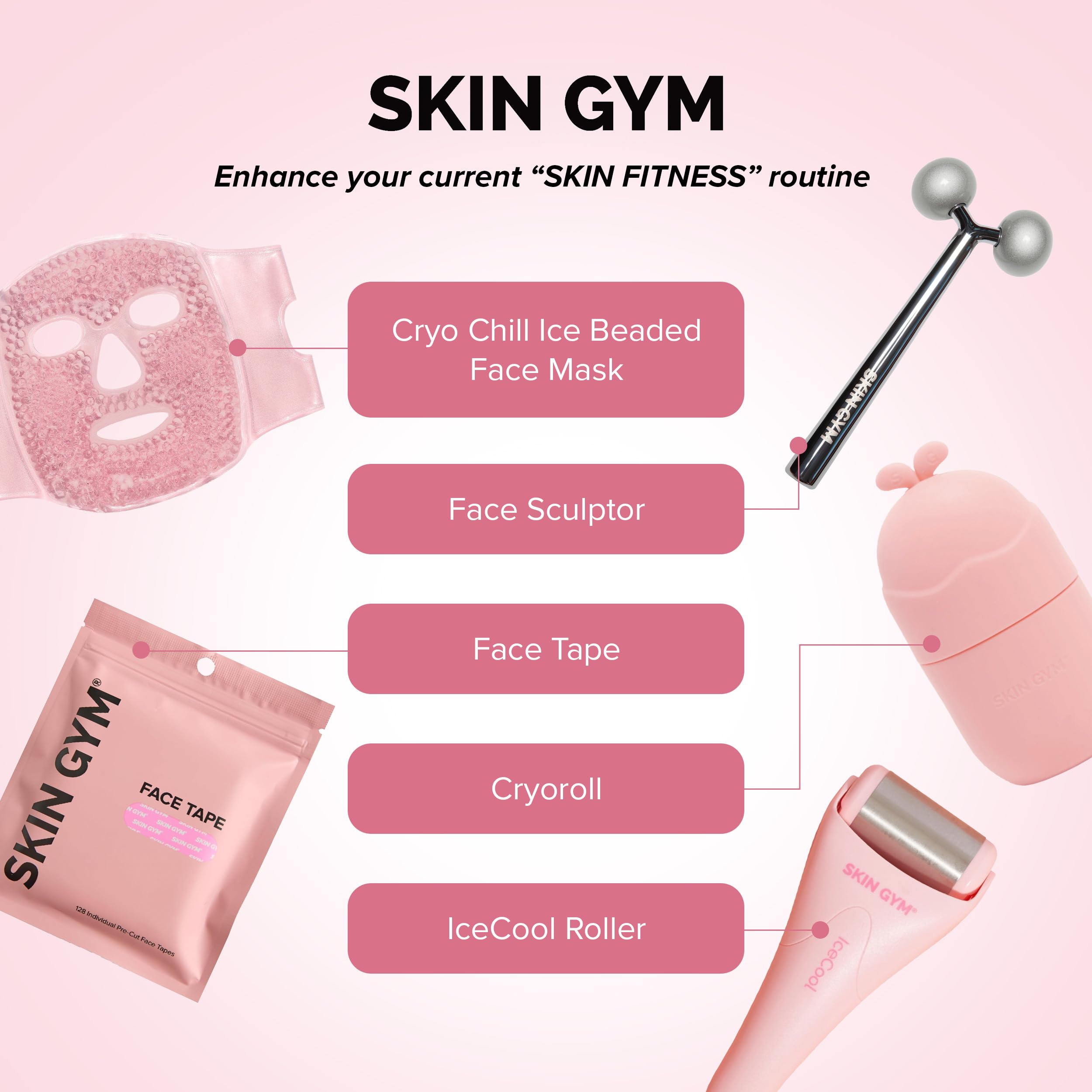 SKIN GYM Sculpty Heart Jade Gua Sha Face Sculpting Tool & Face Massage Tool, Anti-Aging Guasha Tool for Face Under Eye Bags, Puf