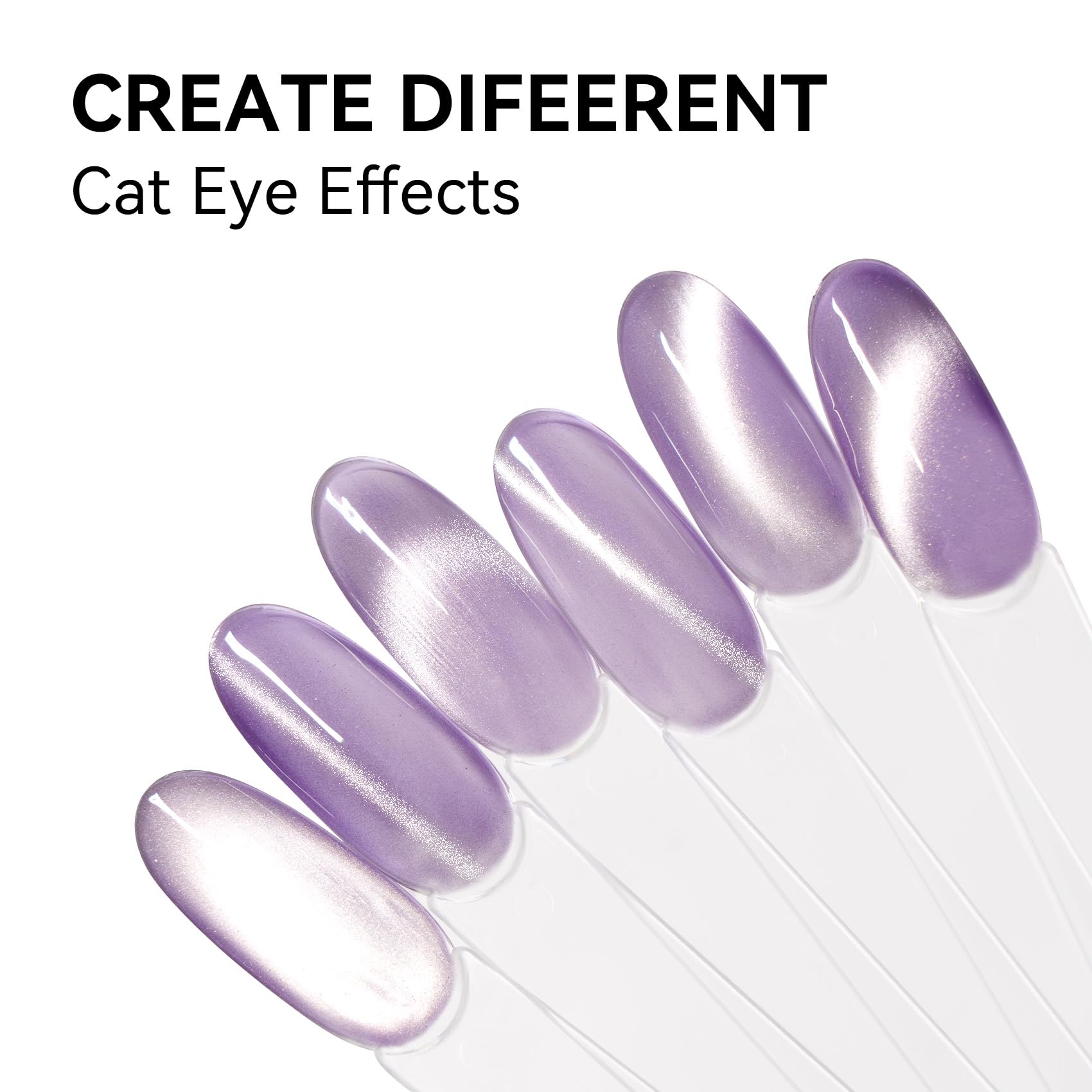Maychao 15Ml Silk Light Purple Cat Eye Gel Nail Polish 1Pc Glassy Lilac Dream Cat Eye Gel Polish With Magnet Soak Off Holographi