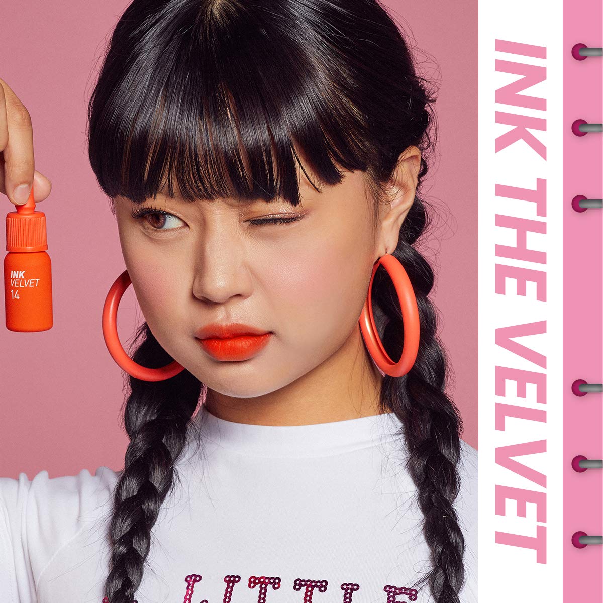 Peripera Ink the Velvet Lip Tint - High Pigment Color, Longwear, Weightless, Not Animal Tested, Gluten-Free, Paraben-Free (021 V