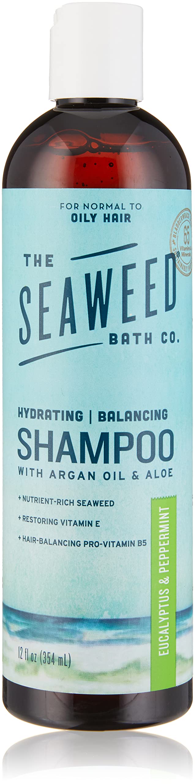 Seaweed Bath Co. Eucalyptus & Peppermint Scent Shampoo, Paraben Free, 12 Fluid Ounces (Pack Of 1)