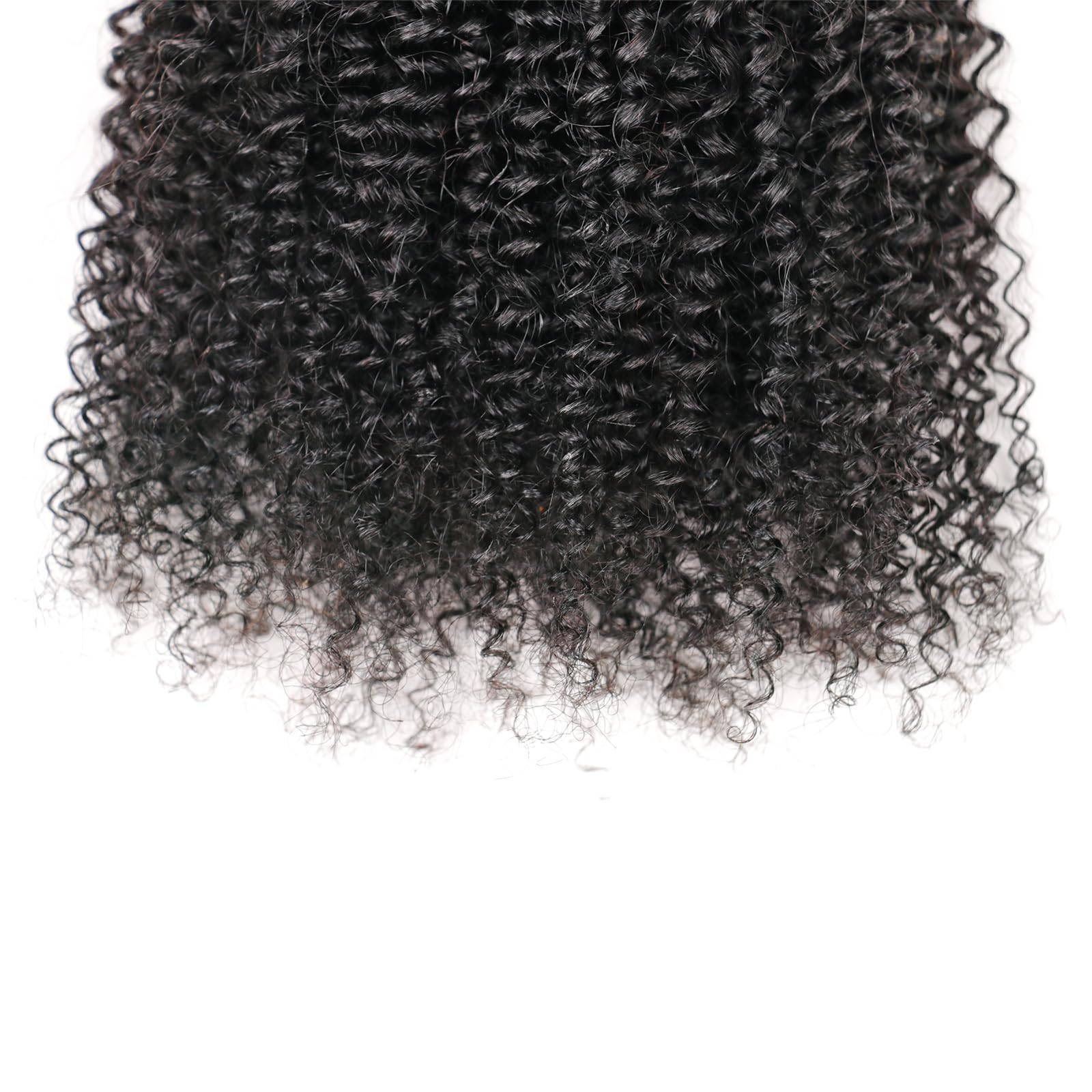 huarisi 100% Unprocessed Brazilian Afro Curly Human Hair 2 Bundles 10A Human Hair 10 12 Inch Curly Virgin Weave Bundles Hair Ext