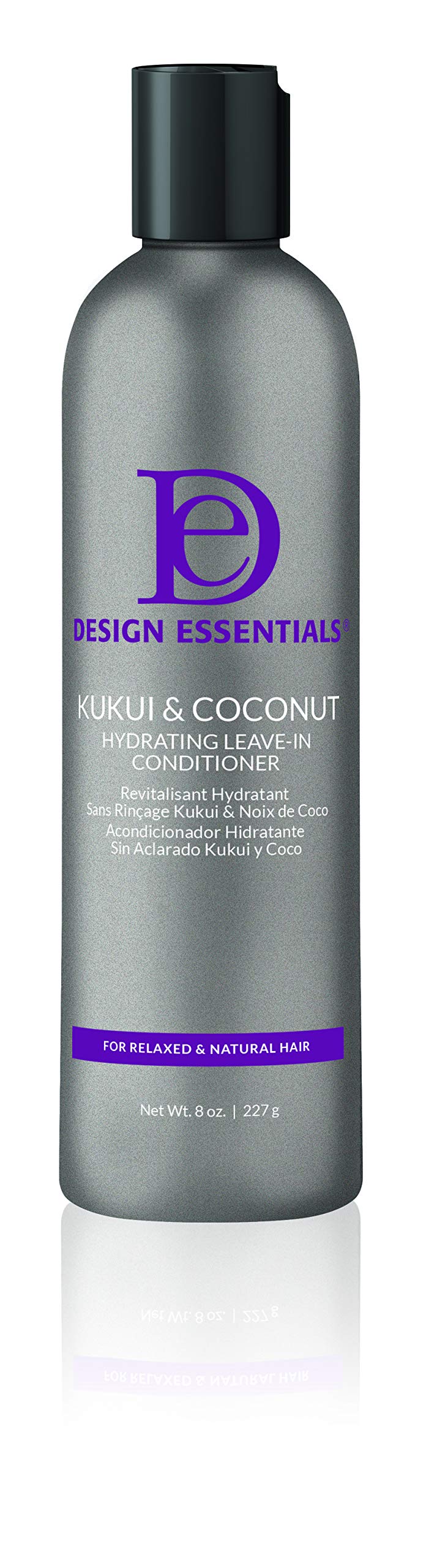 Design Essentials Natural Kukui & Coconut Hydrating Leave-In Conditioner For Relaxed And Natural Hair - 8 Oz
