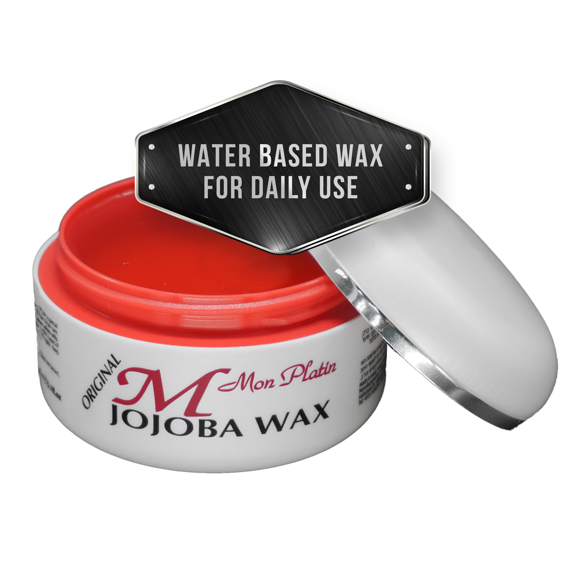 Mon Platin Professional Jojoba Hair Wax - 150 Ml Hair Wax For Men For Wet And Shiny Look Styling - Moisturizing Hair Grooming Wa