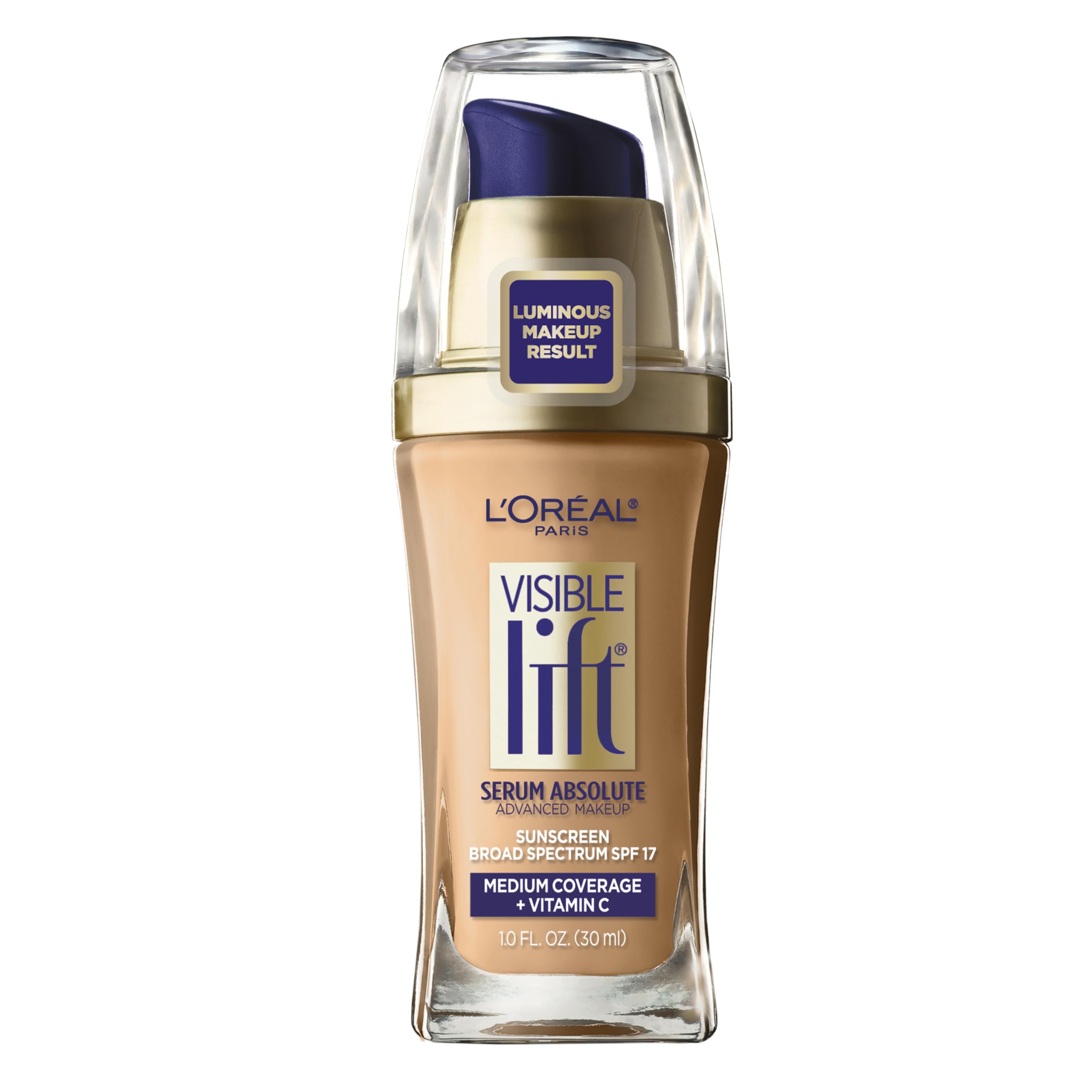 LOreal Paris Visible Lift Serum Absolute Foundation, Buff Beige, 1 Ounce