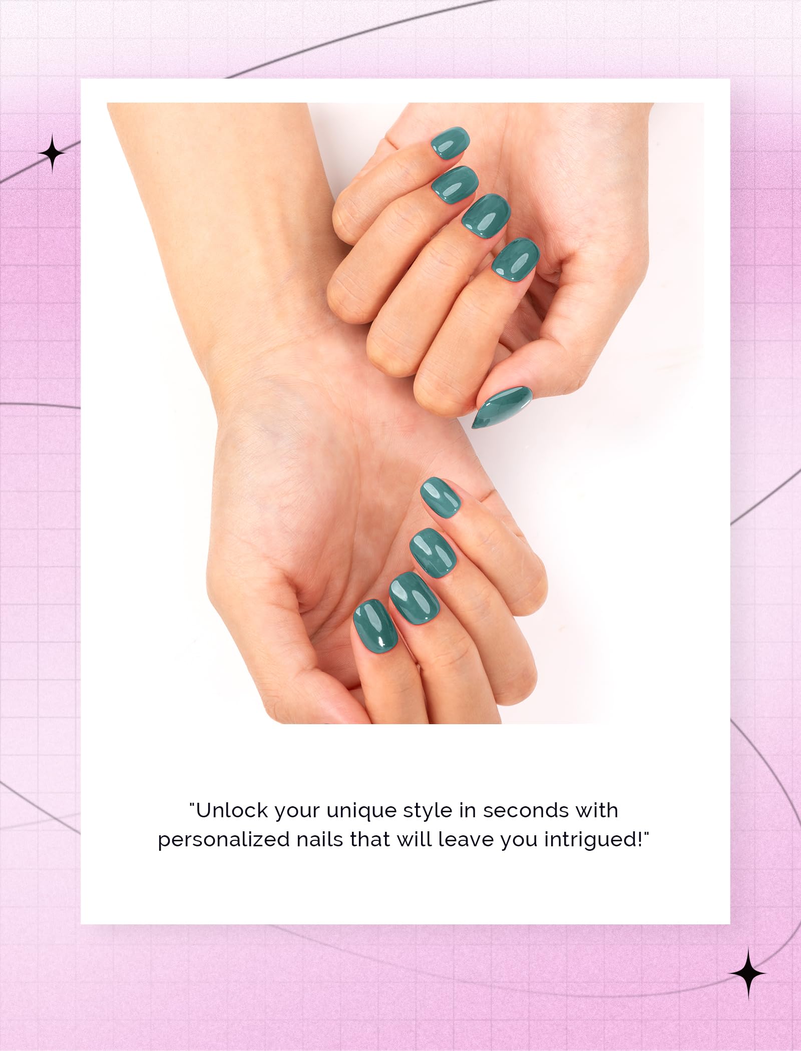 Melodysusie Semi Cured Gel Nail Strips, Green- Works With Any Nail Lamps, Salon-Quality, Long Lasting-St Patrick'S Day Gift, Inc