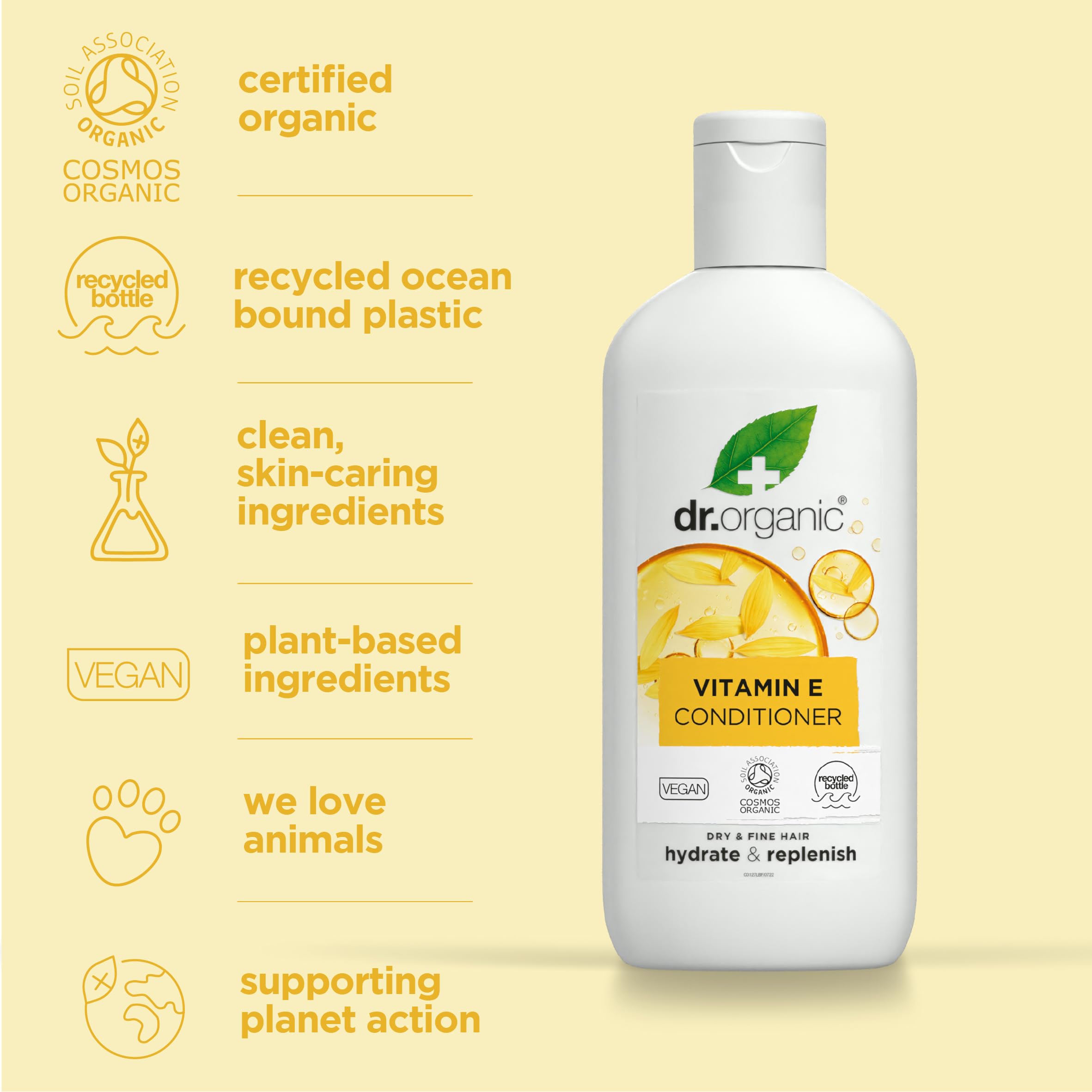 Organic Doctor Organic Vitamin E Conditioner, 9 Fl.Oz.