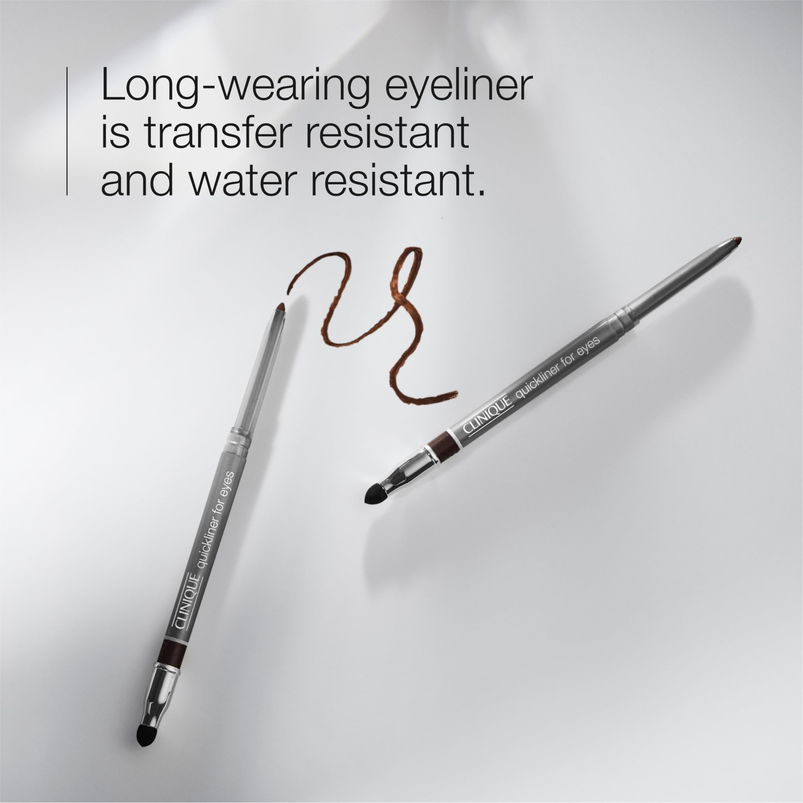 Clinique Quickliner For Eyes | Water Resistant, Smudge Resistant + Safe For Sensitive Eyes, True Khaki