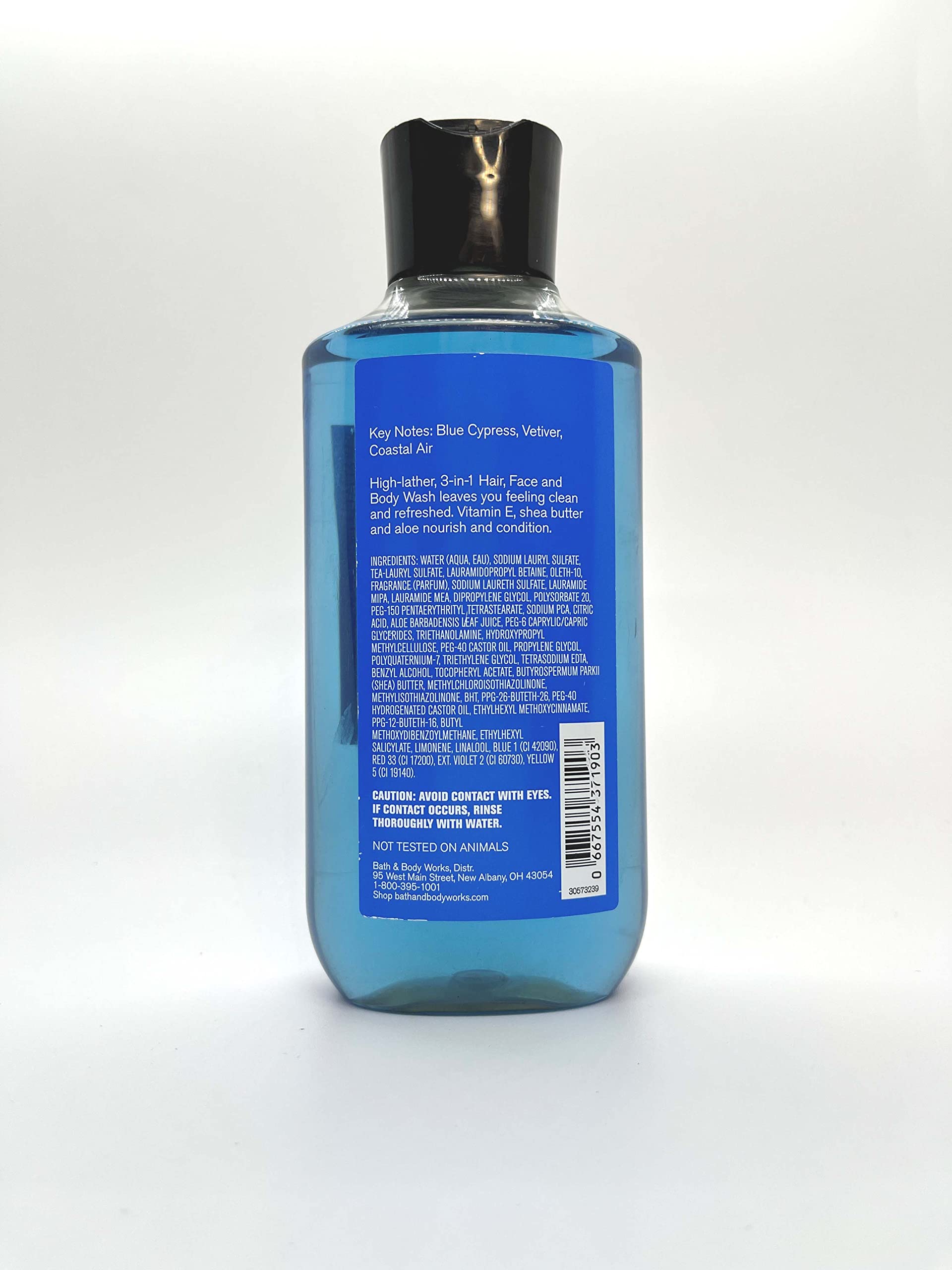 Bath & Body Works, Signature Collection 2-In-1 Hair + Body Wash, Ocean For Men, 10 Ounce