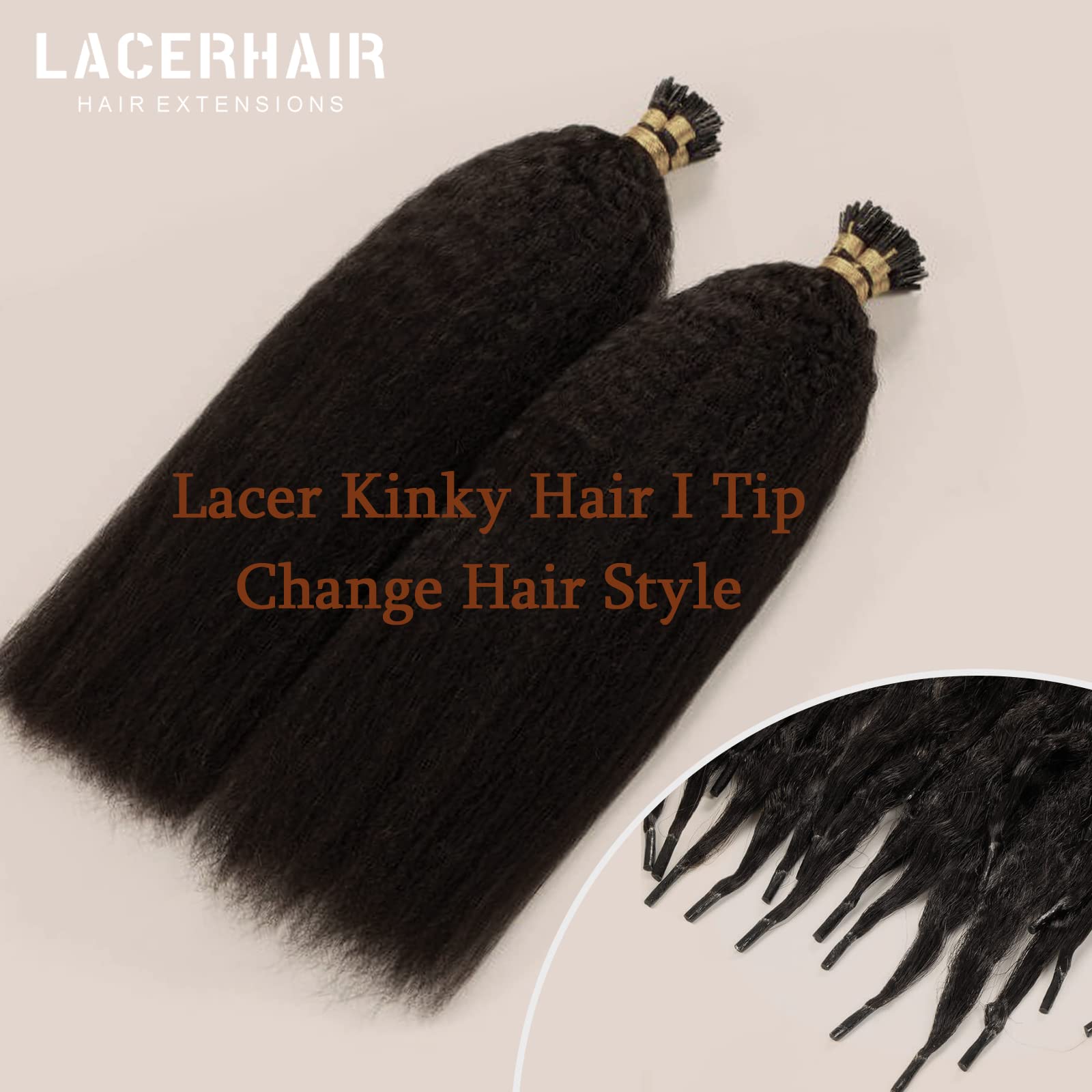 Kinky Straight Itip Hair Extensions Natural Black Hair Microlink Hair Extensions Human Hair Kinky Hair I Tip Extensions Human Ha