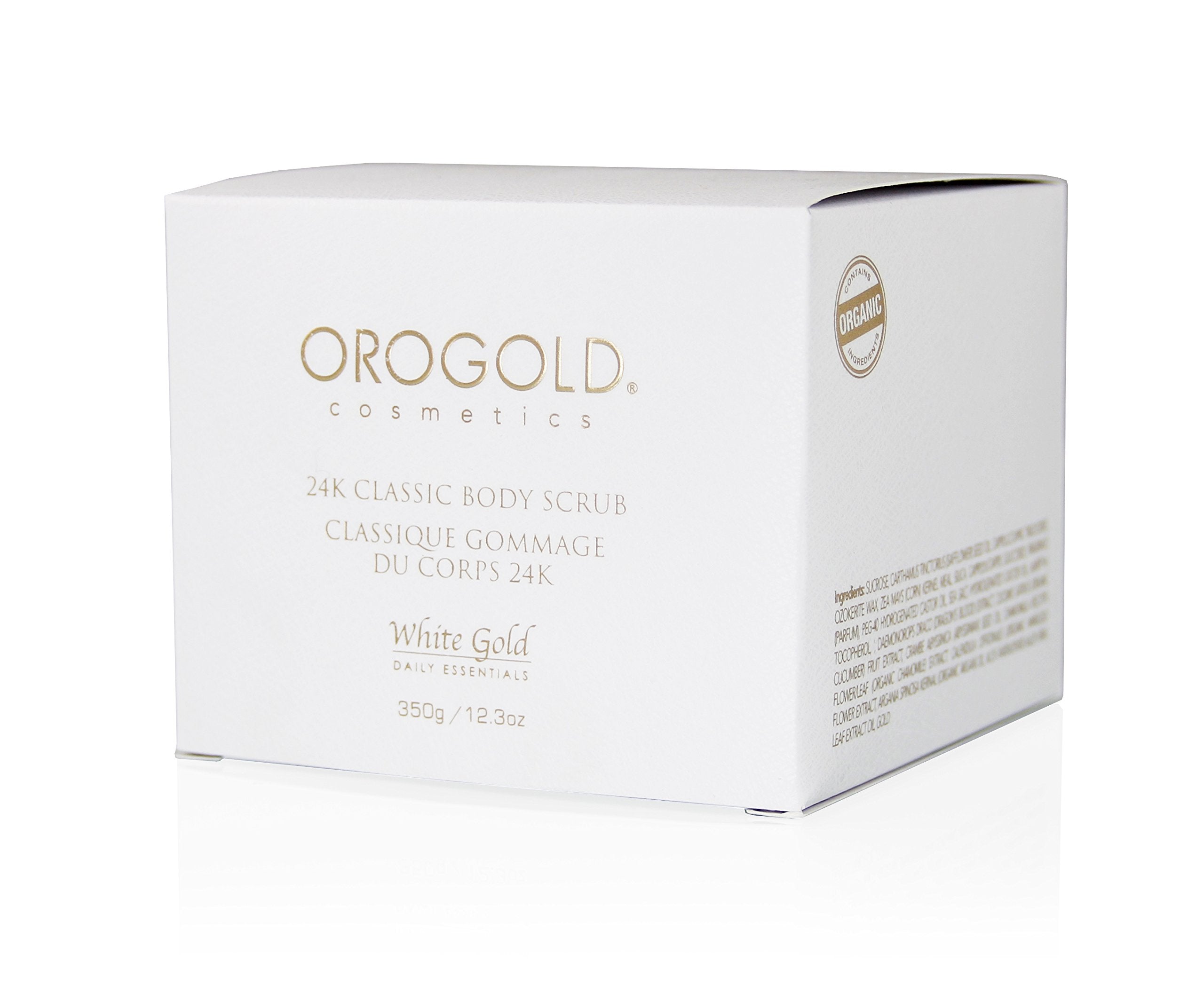 Orogold White Gold 24K Classic Body Scrub Exfoliator 275 g., 9.7 oz.
