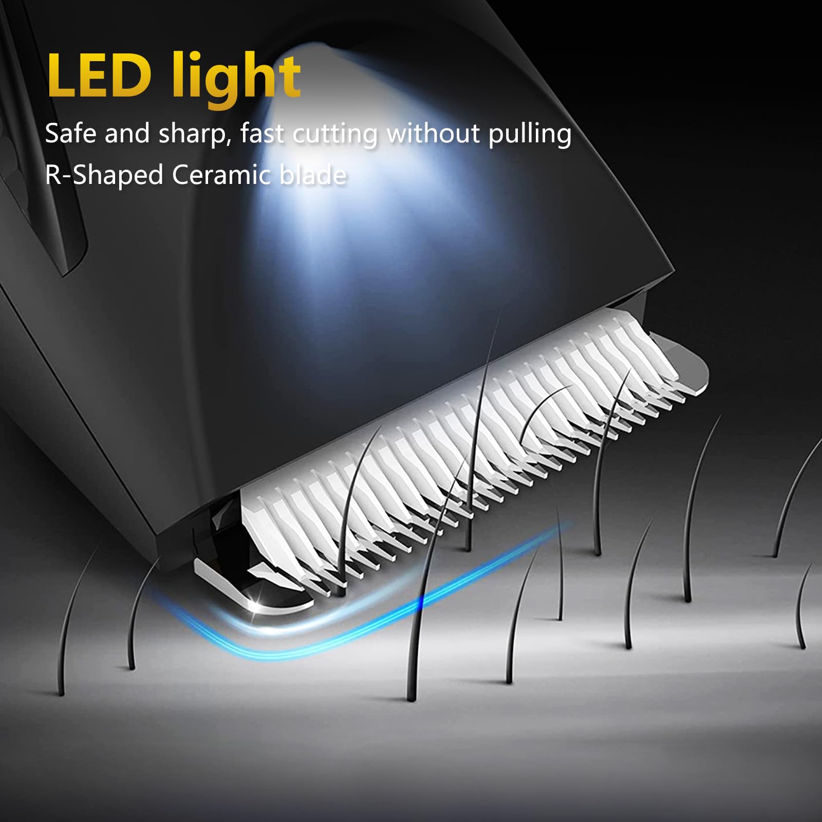 Bomic Professional Ball Trimmer for Men - 2-in-1 Groomer, IPX7 Waterproof, Ceramic Blade, Lightweight, Black, Model 351-new