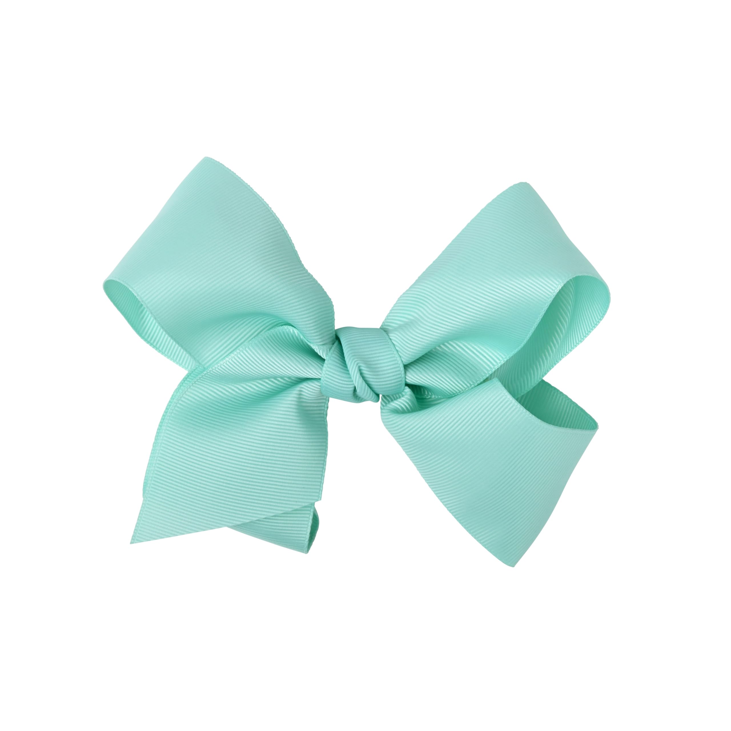 5.5 Inch Grosgrain Hair Bow Clip For Women And Girls (Mint)