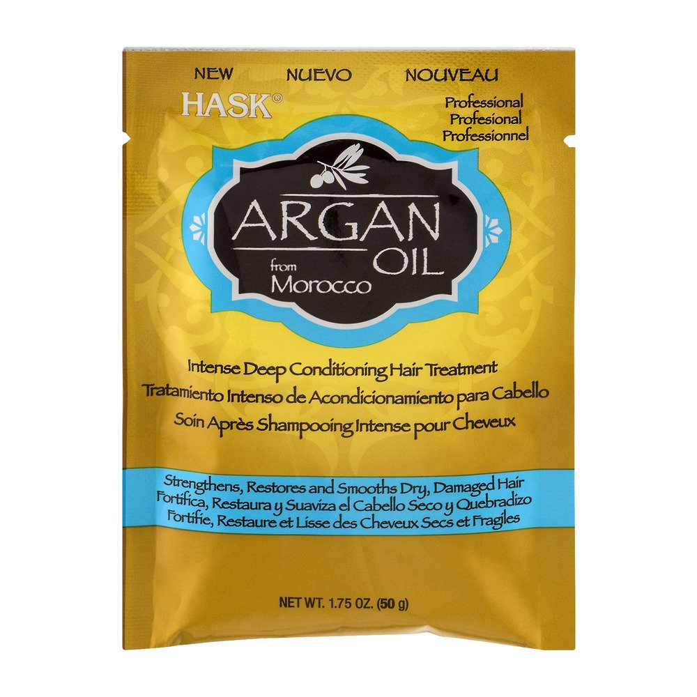 Hask Argan Oil From Morocco Repairing Deep Conditioner, Hair Treatment 1.75 oz (Pack of 4)