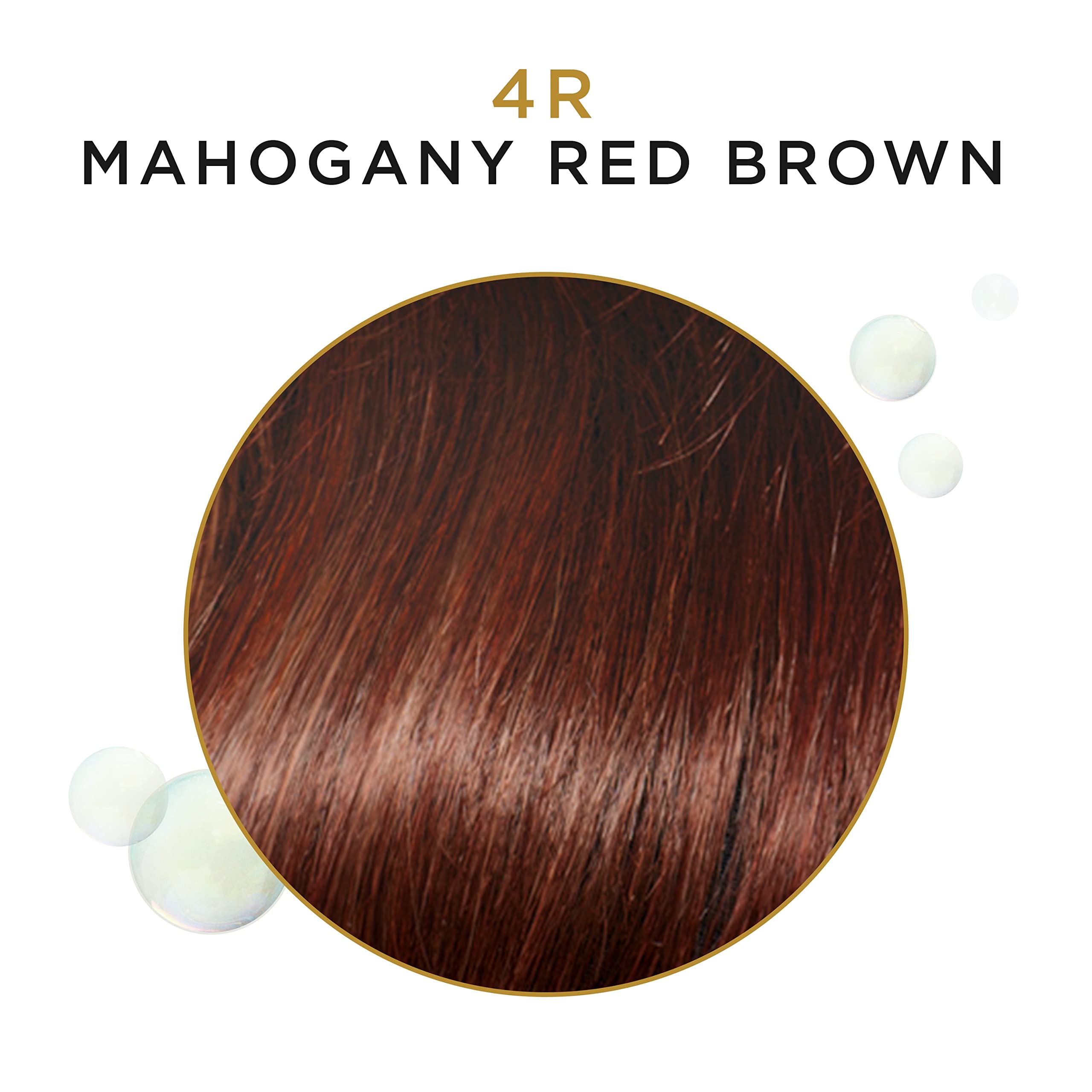 Clairol Professional Beautiful Advanced Gray Solutions 4r Mahogany Red Brown, 3 oz