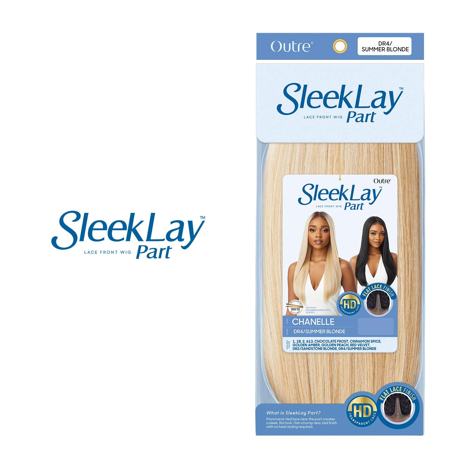 Outre HD Lace Front Wig Sleek Lay Part Chanelle (DR4/SUMBL)