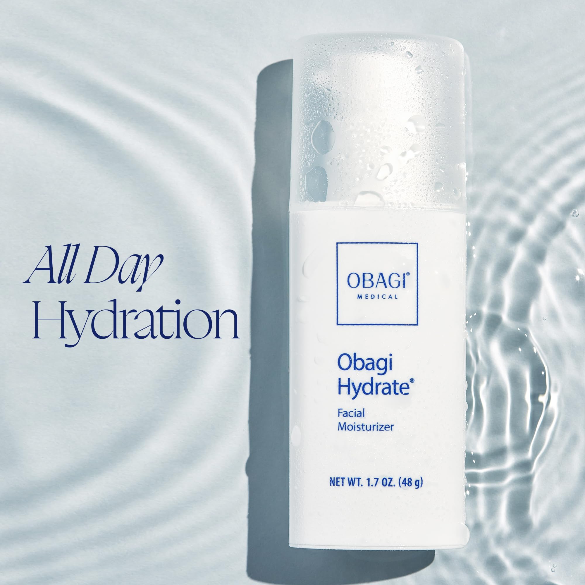Obagi Hydrate Facial Moisturizer - Non-Comedogenic Intensely Hydrating All Day Moisturizer that Combats Dryness with Tara Seed E